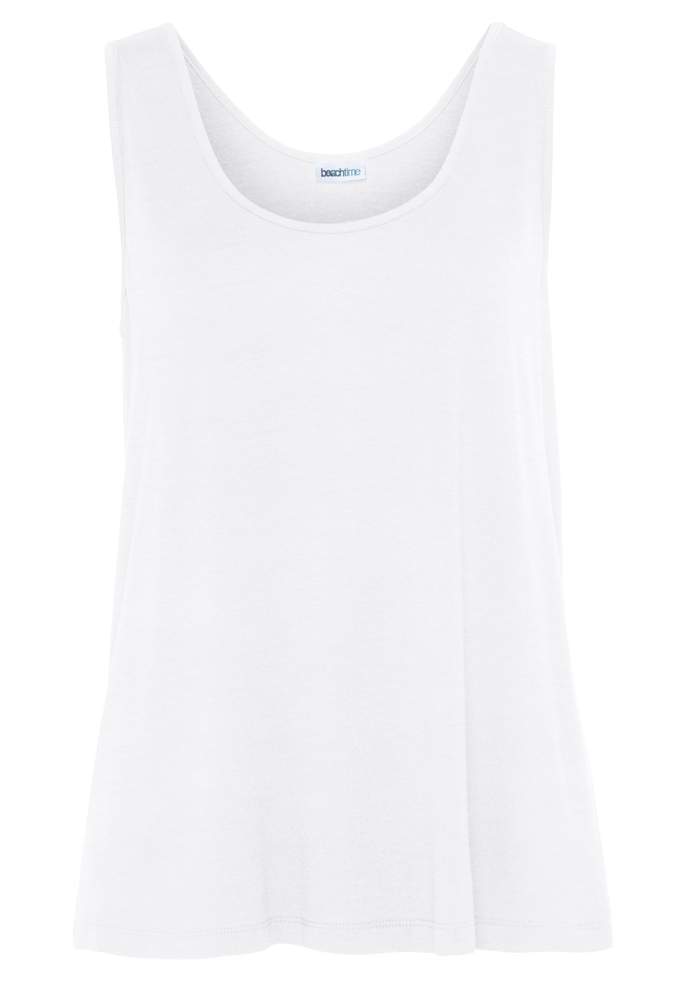 Beachtime Tanktop, (2er-Pack), aus Viskose