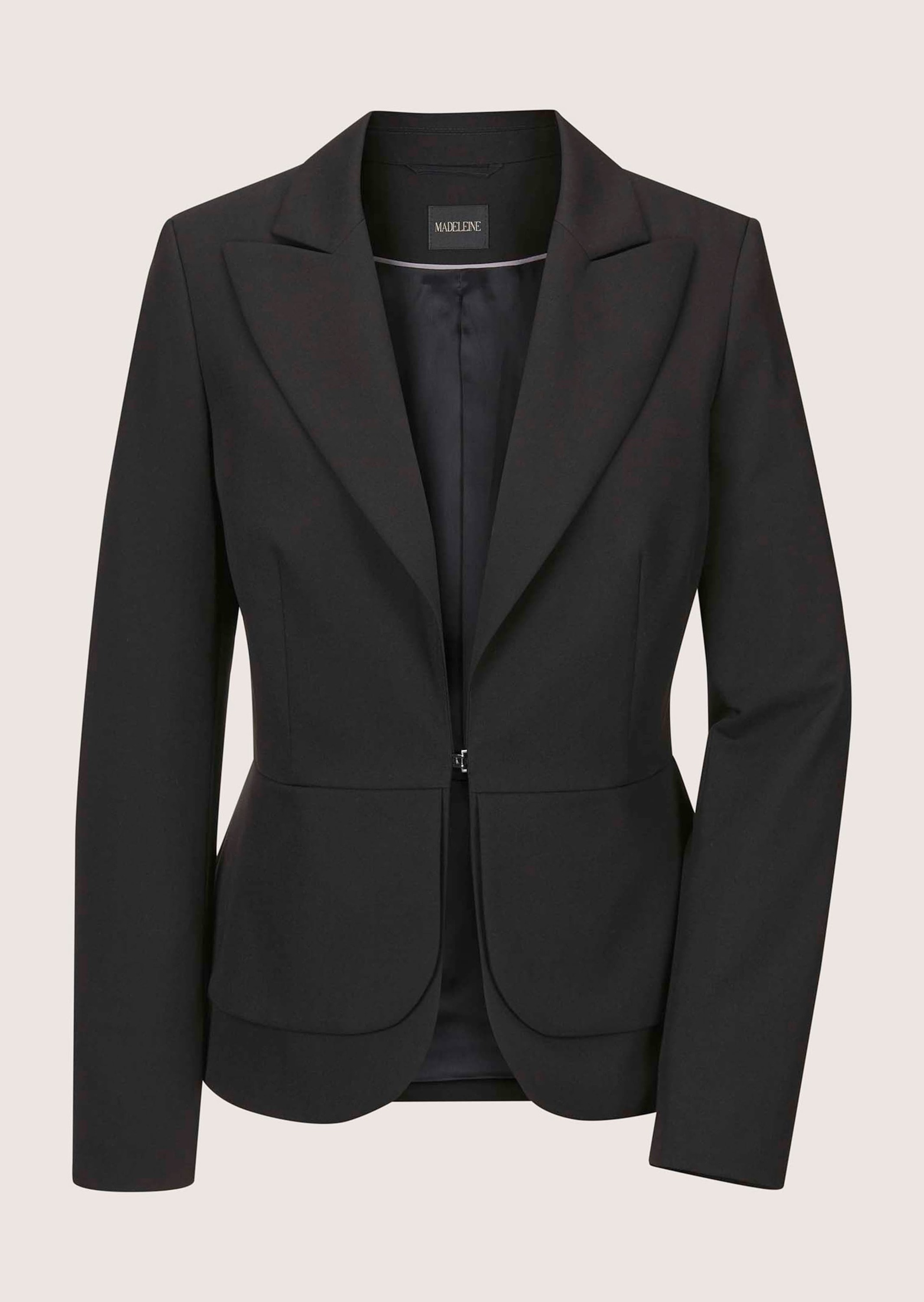 MADELEINE Jackenblazer "Blazer Taillierter Kurzblazer mit Schößchen"