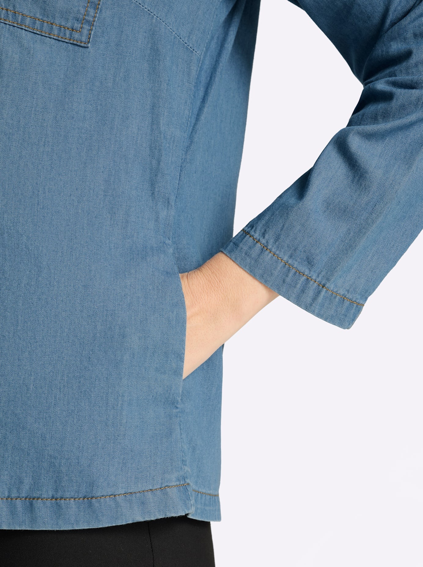 Classic Basics Jeansjacke ohne Kapuze