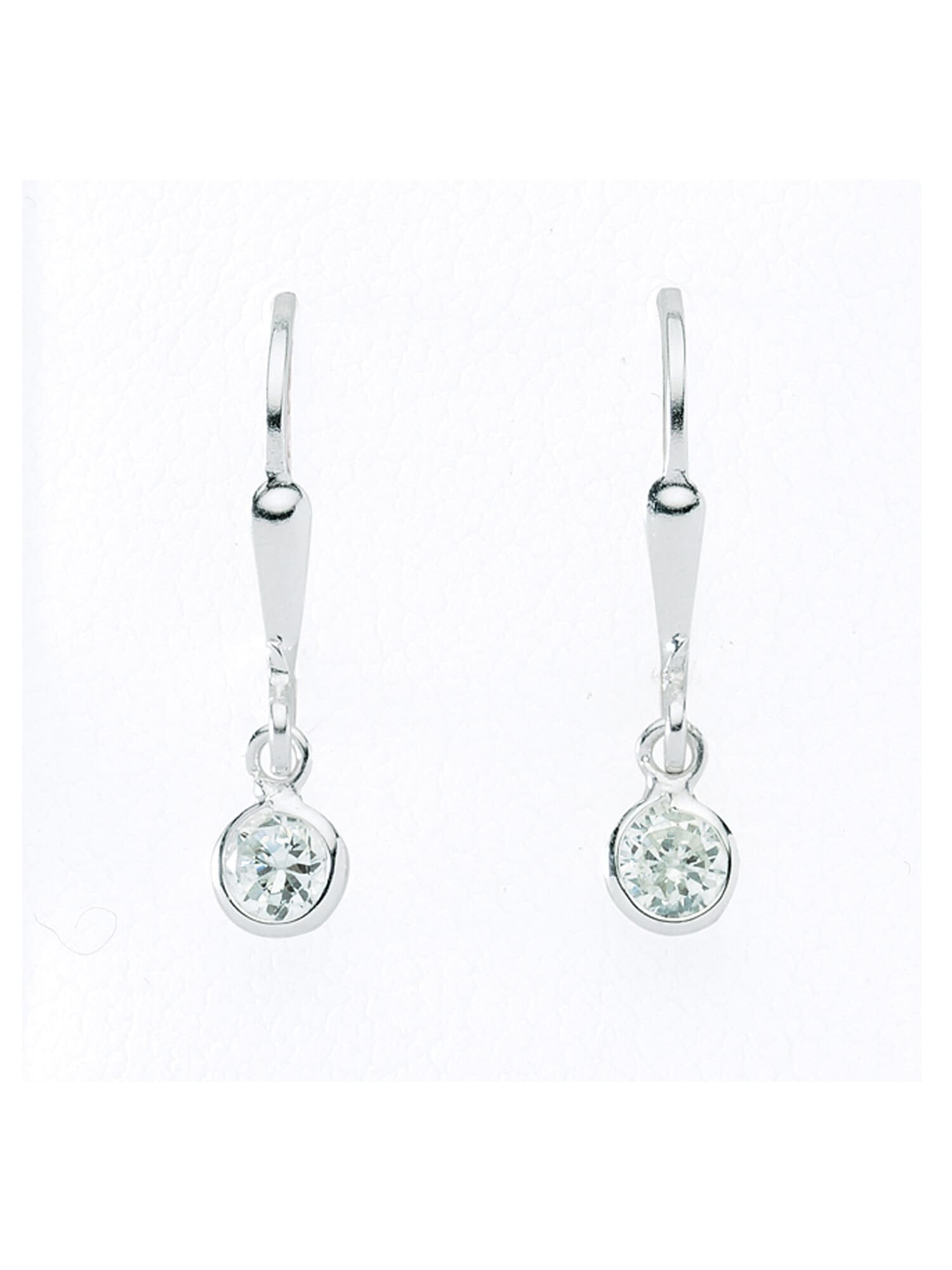 Adelia´s Paar Ohrhänger »925 Silber Silberschmuck mit mm«, 4,6 Ohrringe | Ohrhänger Damen BAUR bestellen Ø für Zirkonia