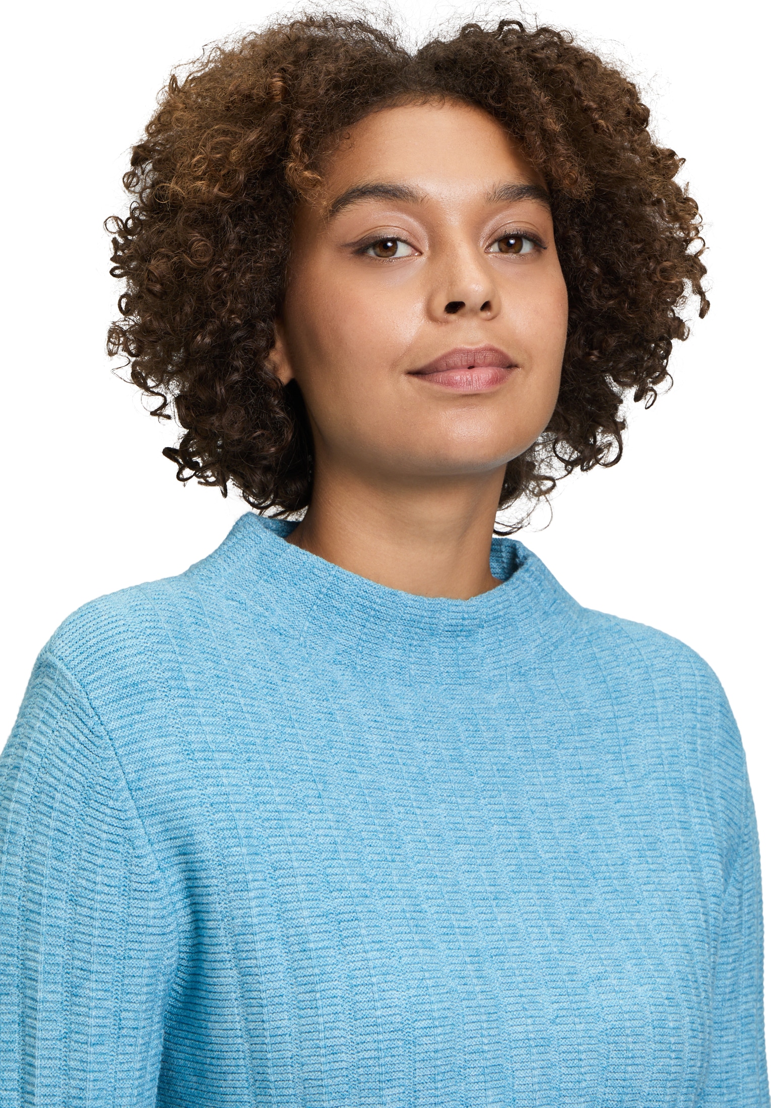 Betty&Co Strickpullover »Betty & Co Damen Strickpullover mit Struktur«, (1 tlg.), Kragen