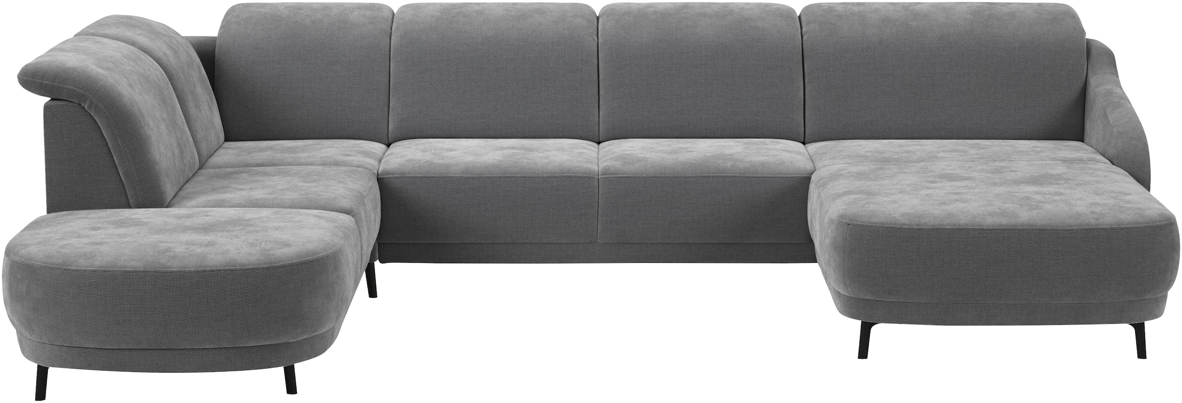 sit&more Wohnlandschaft "Blues U-Form" inkl. Kopfteilverstellung, wahlweise günstig online kaufen