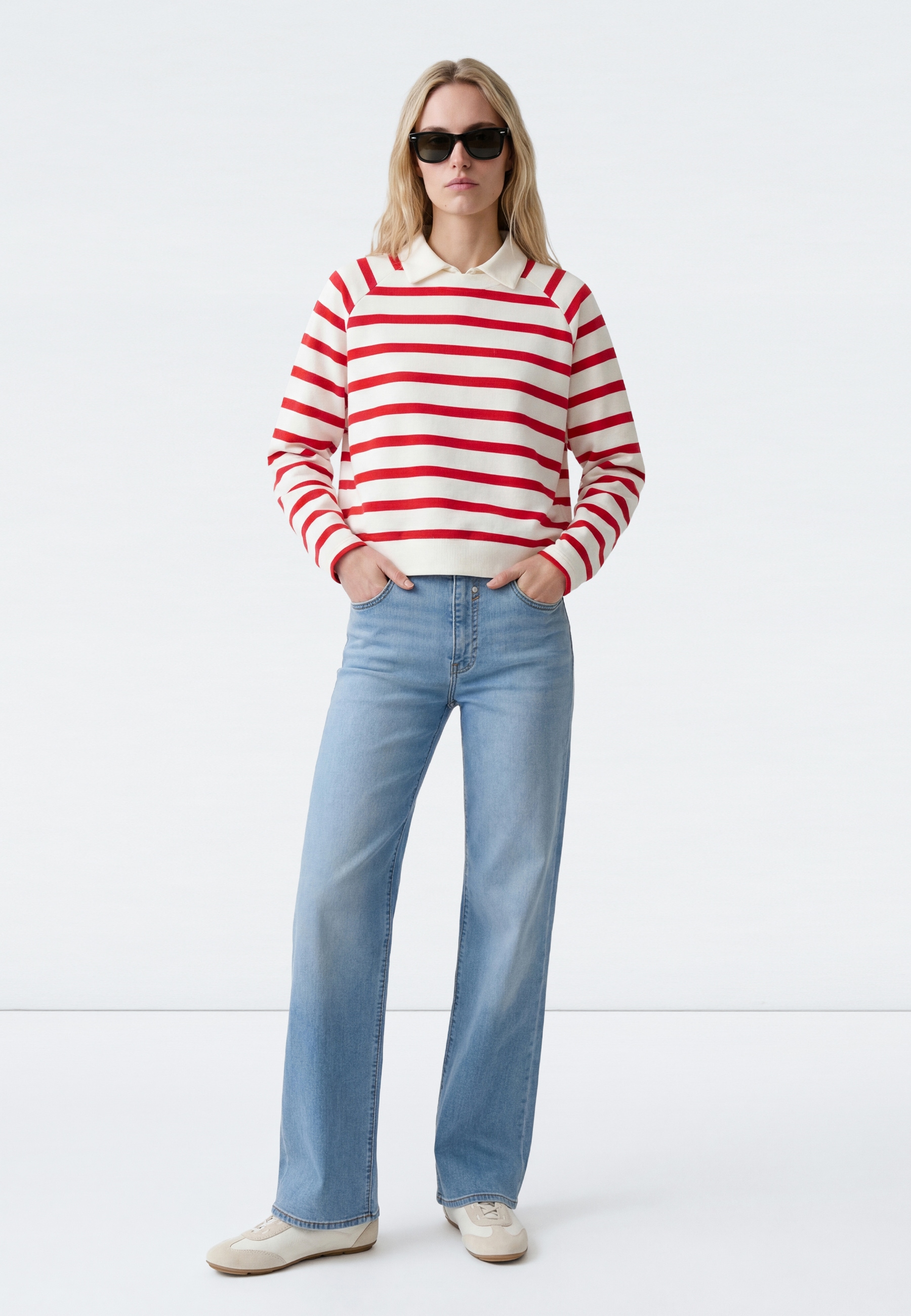 Mavi Rundhalspullover »CREW NECK SWEATSHIRT« Sweatshirt