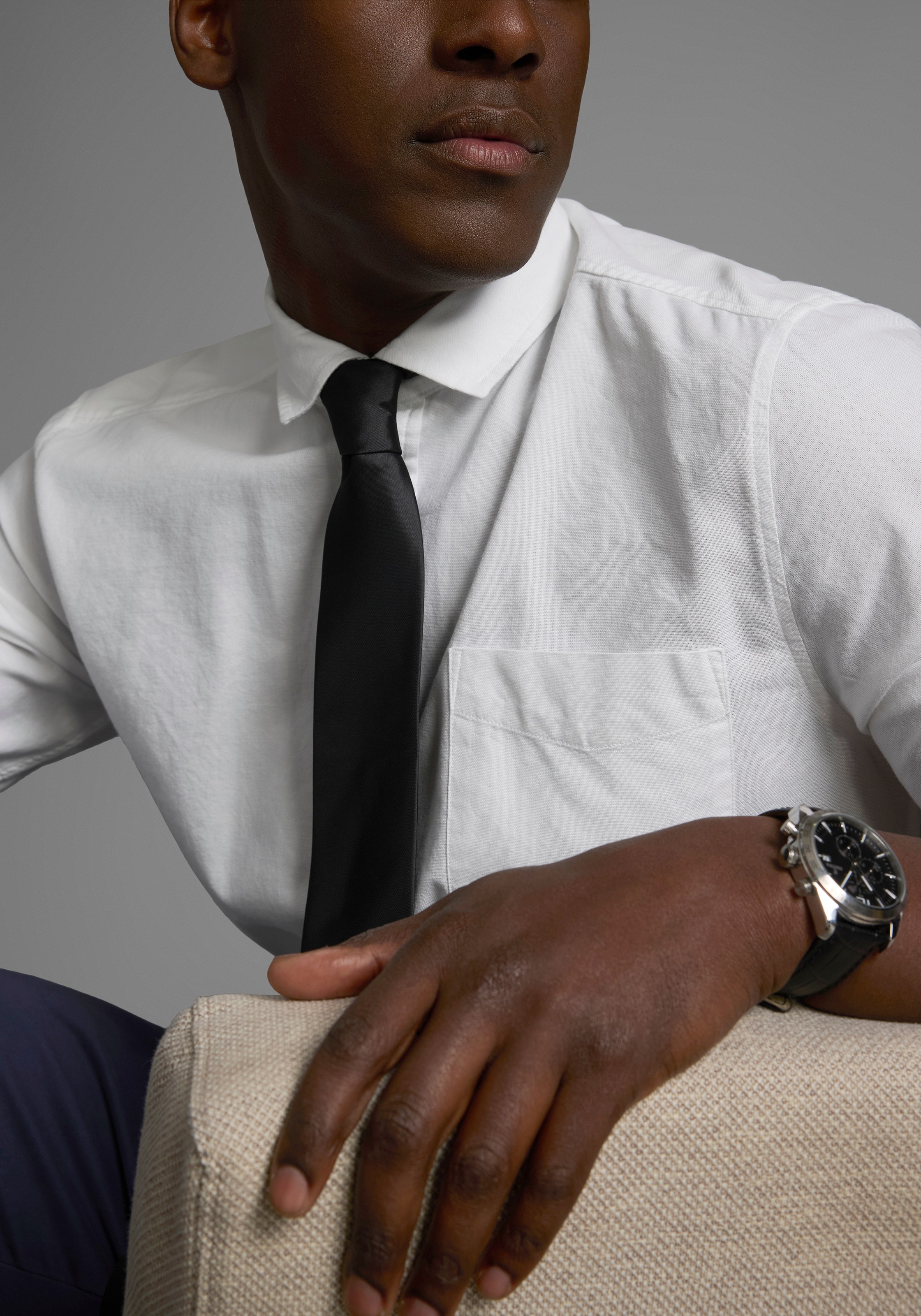 Mans World Krawatte in klassischen Farben & Slim-Breite - neue Farben borde günstig online kaufen