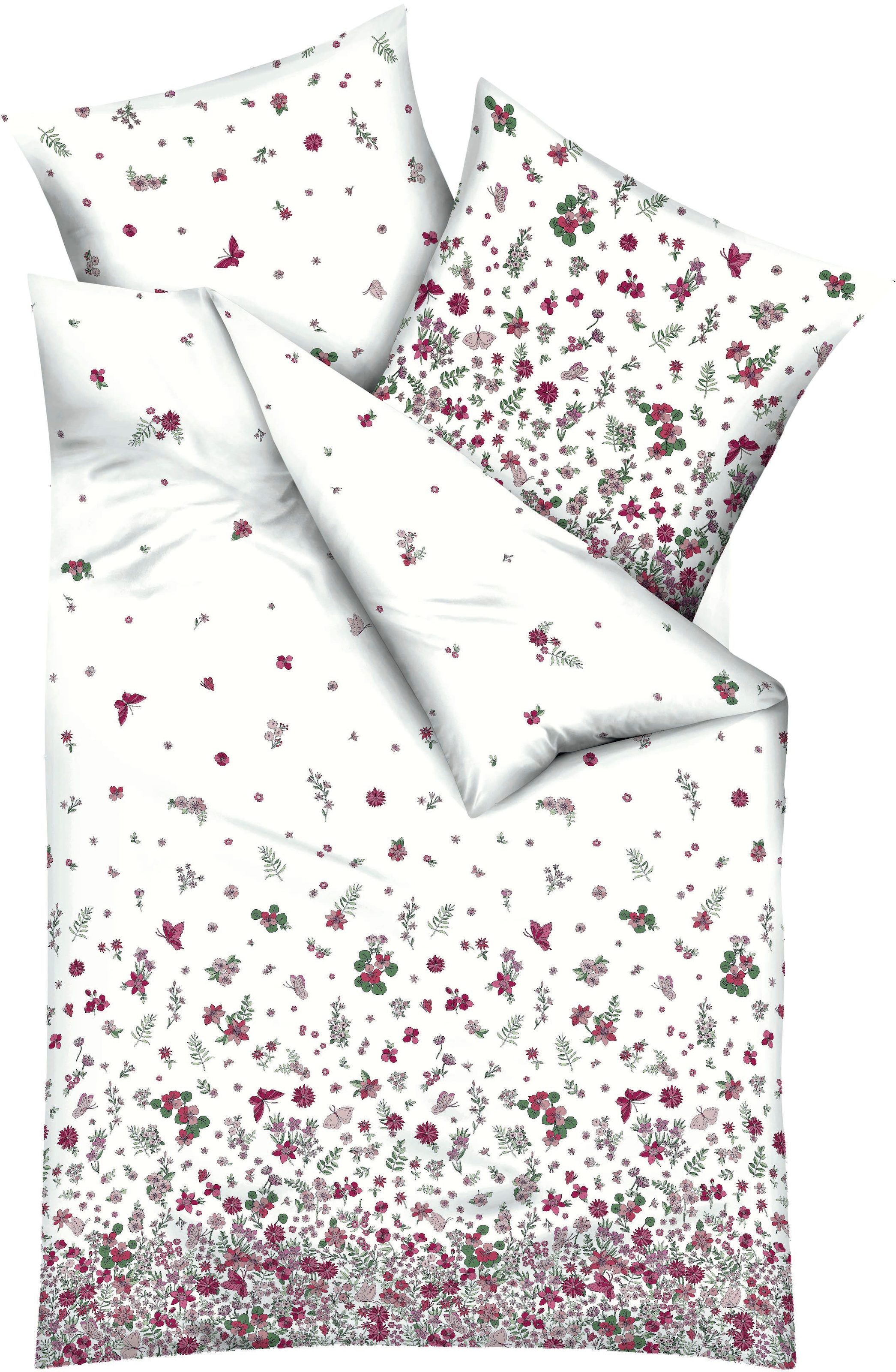 Kaeppel Bettwäsche "Annabell" 2 Stk. tlg. Mit Blumenmuster günstig online kaufen