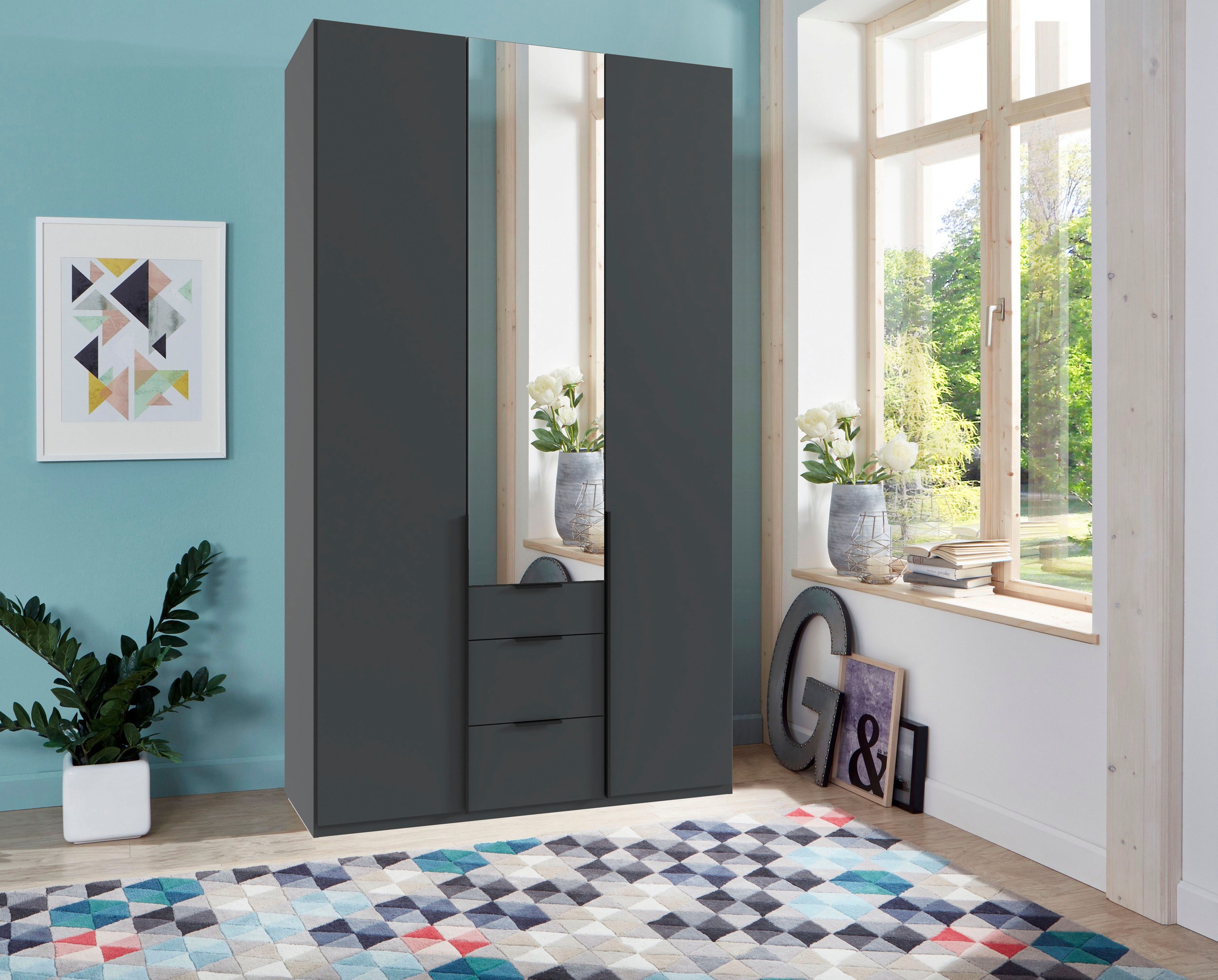 Wimex Drehtürenschrank "Mugano, 135 oder 180cm breit, 208 oder 236cm hoch, günstig online kaufen