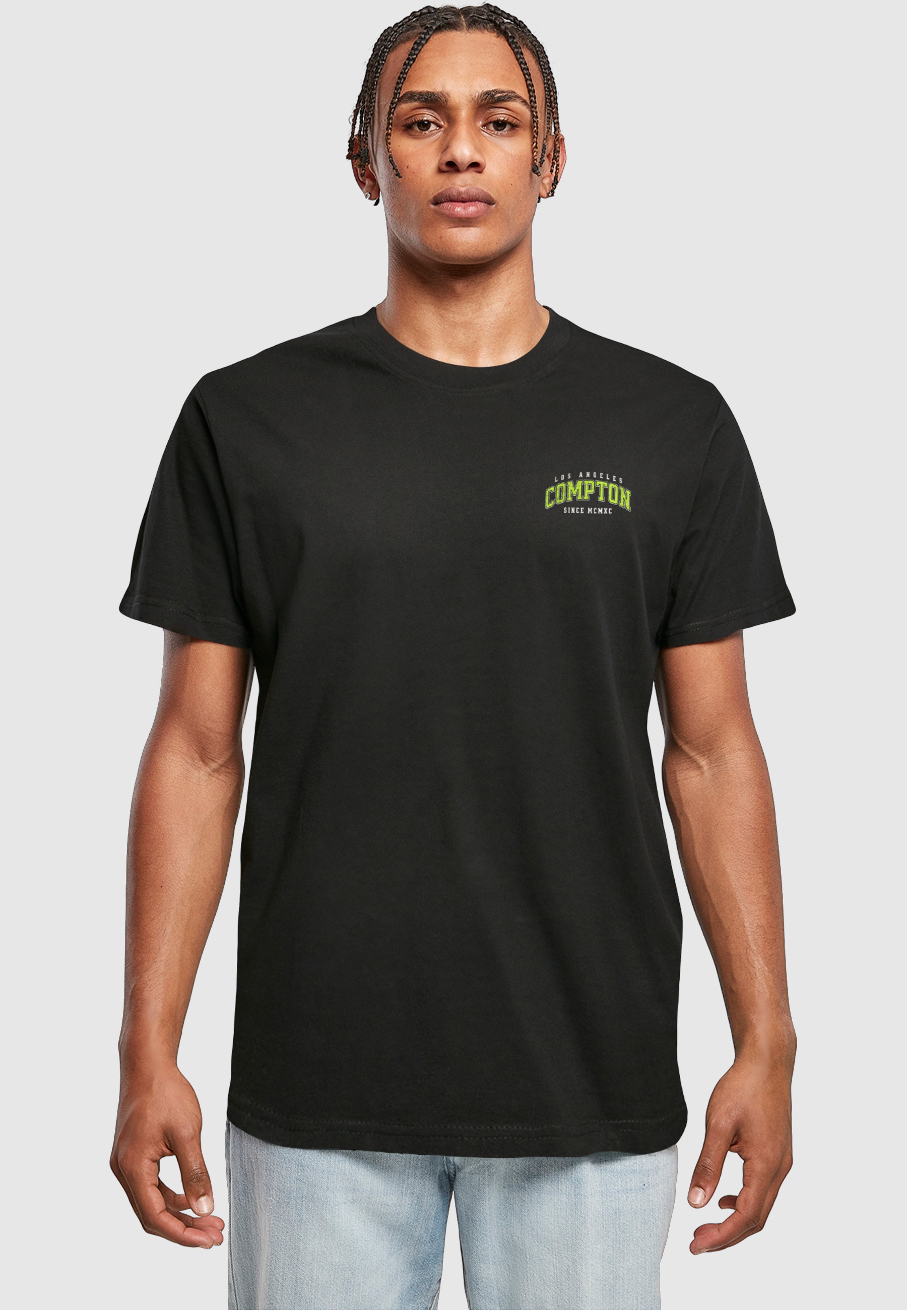 MisterTee T-Shirt »MisterTee Compton Grunge Look Tee« 1 Stk.