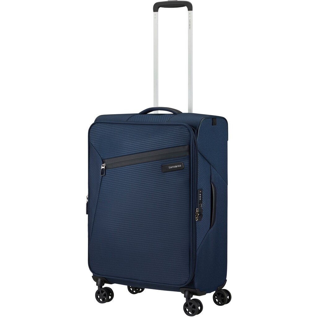 Samsonite Weichgepäck-Trolley »Litebeam, midnight blue, 66 cm«, 4 Rollen