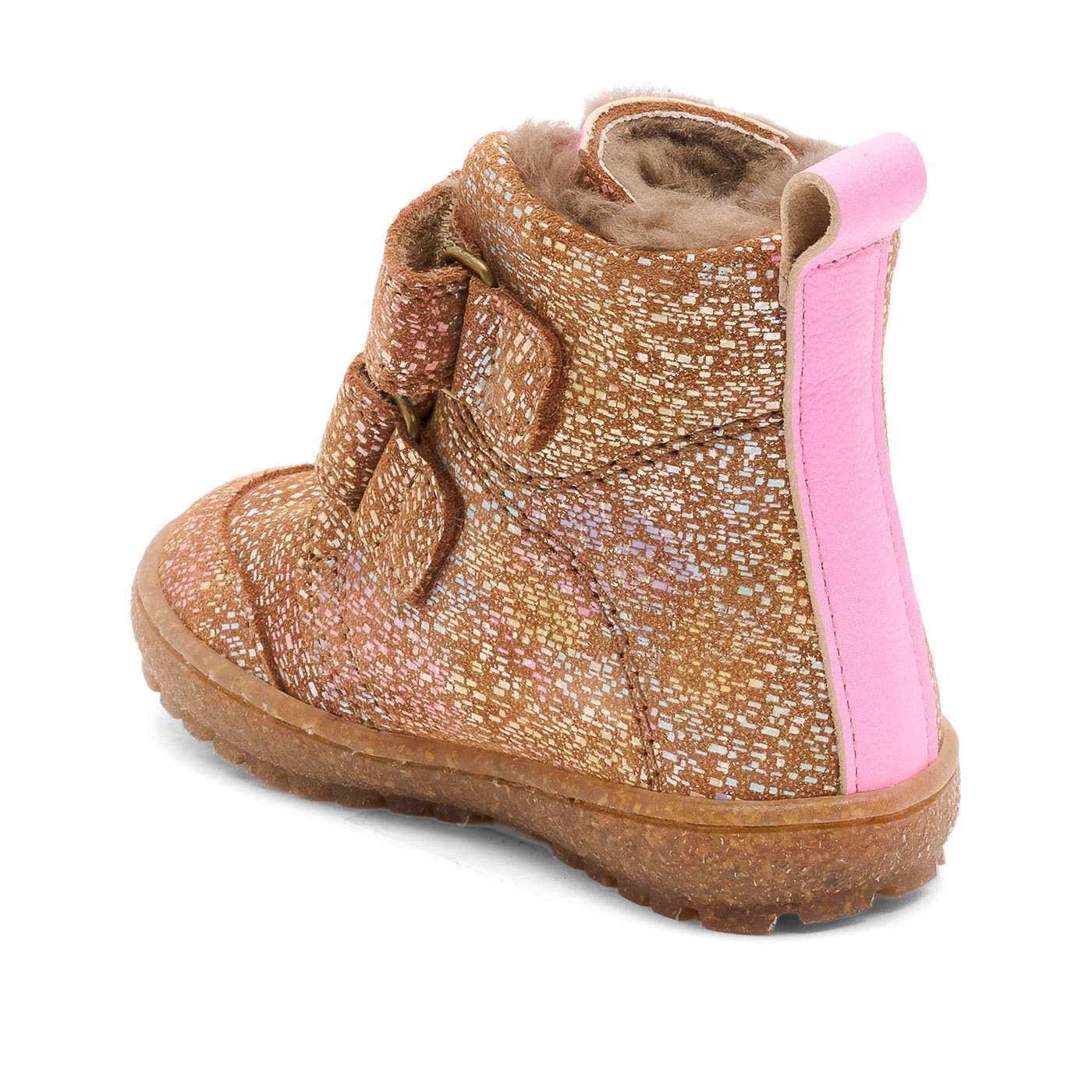 Bisgaard Winterboots »storm lamb«  Klettboots, Winterstiefelette mit coolen Metallic-Akzenten