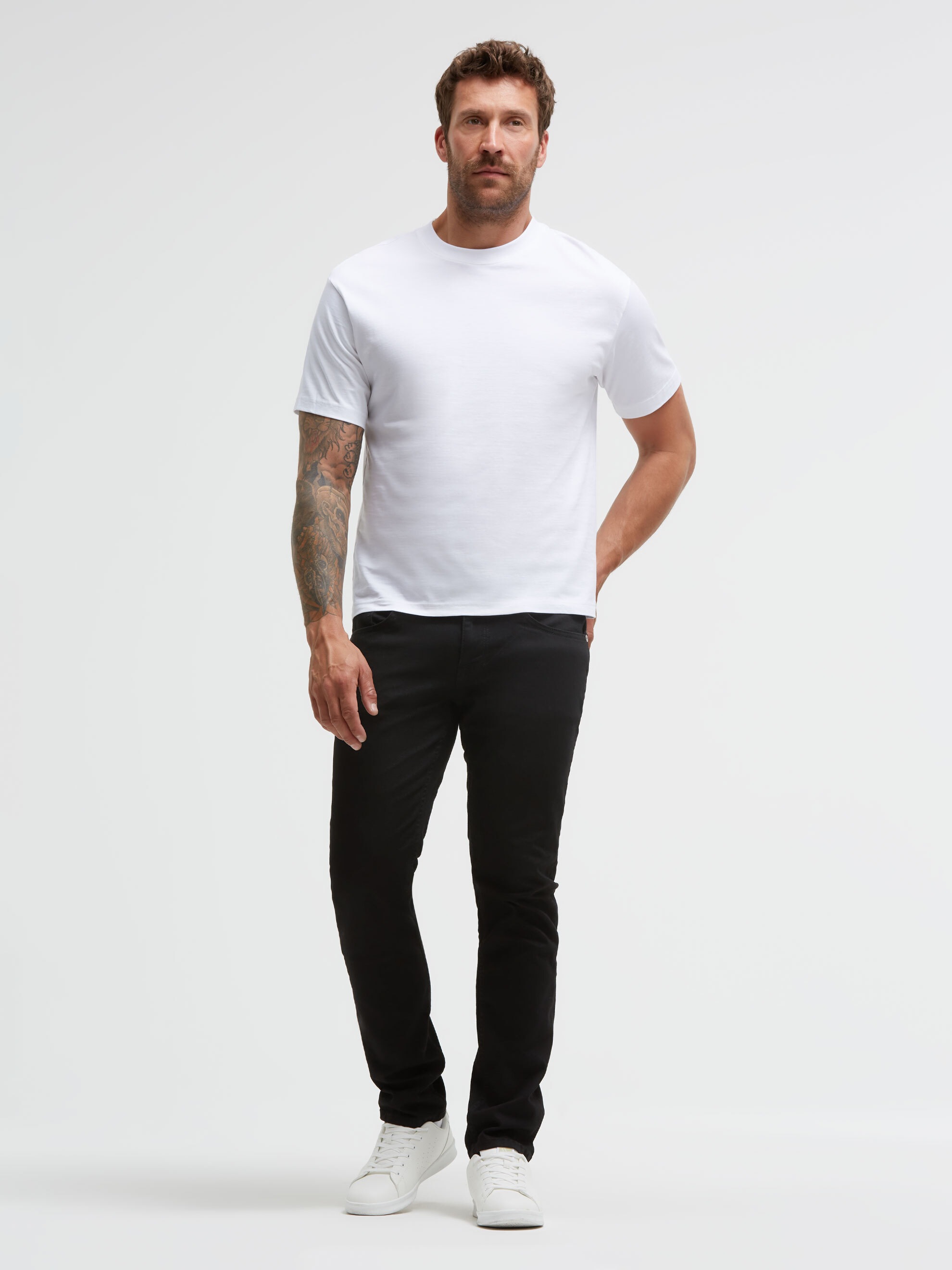 CAMP DAVID Regular-fit-Jeans mit schmalem Bein
