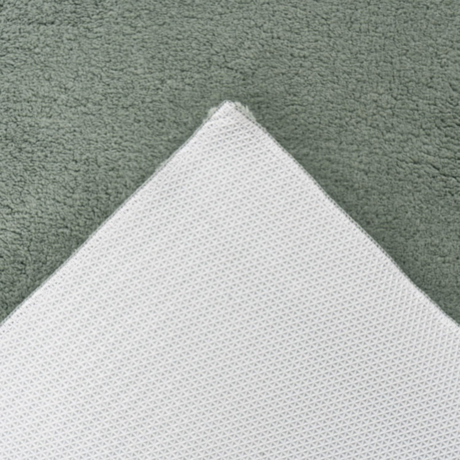 Carpet City Badematte »PURE500, Badteppich uni« Höhe 16 mm rutschhemmend beschichtet schnell trocknend Teppich Badezimmer, Badvorleger, Anti-Rutsch, Waschbar, Duschmatte