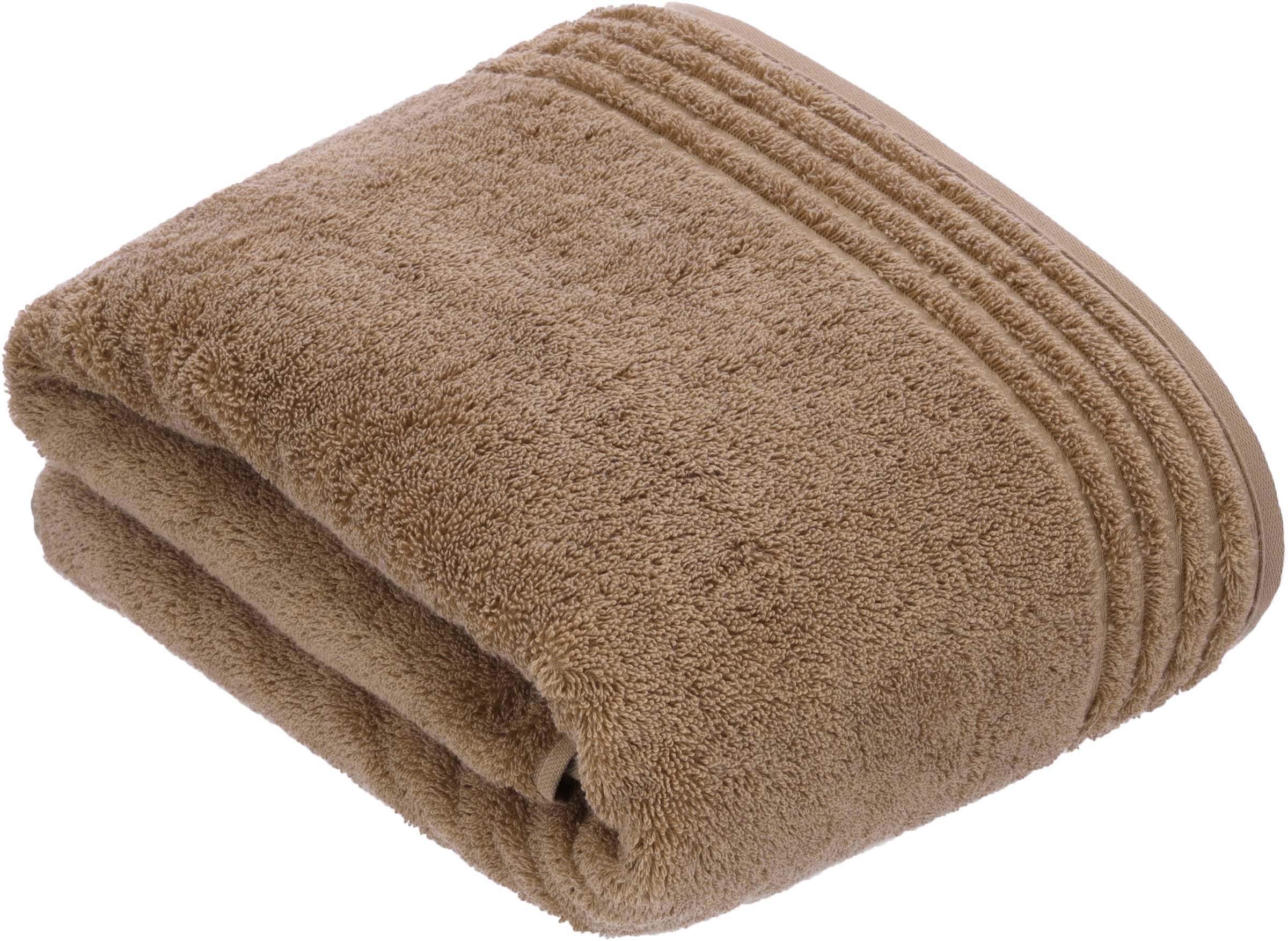 Badetuch VOSSEN, B:100cm L:150cm, braun, Walkfrottee, Baumwolle, Handtücher, "Vienna Style Supersoft", Supersoft Baumwolle