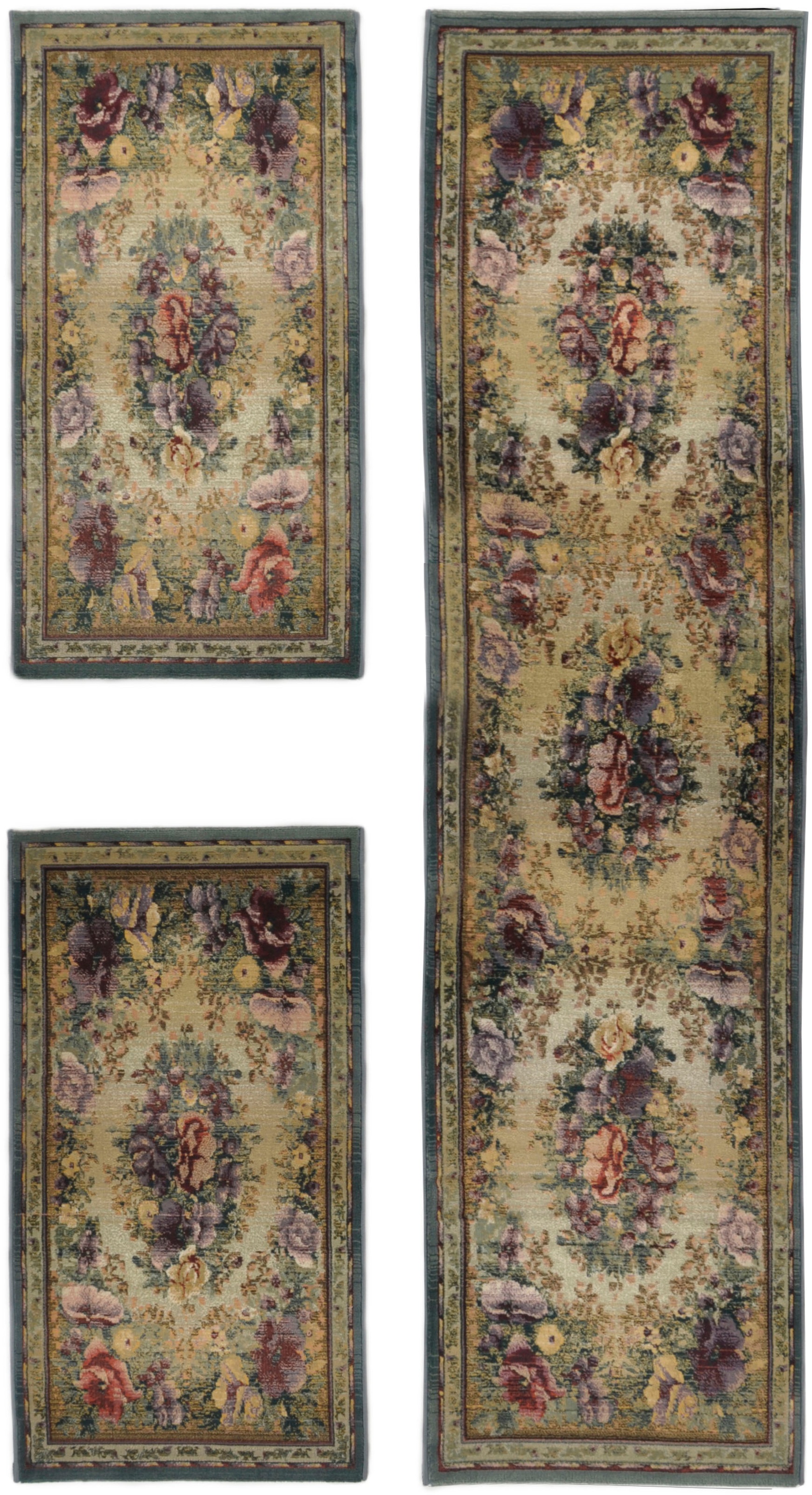 Bettumrandung THEKO, H:10mm, bunt, Obermaterial: 100% Polypropylen, Schlafzimmer, Bettumrandungen, "Gabiro 72", Bettvorleger, Bettvorlage,