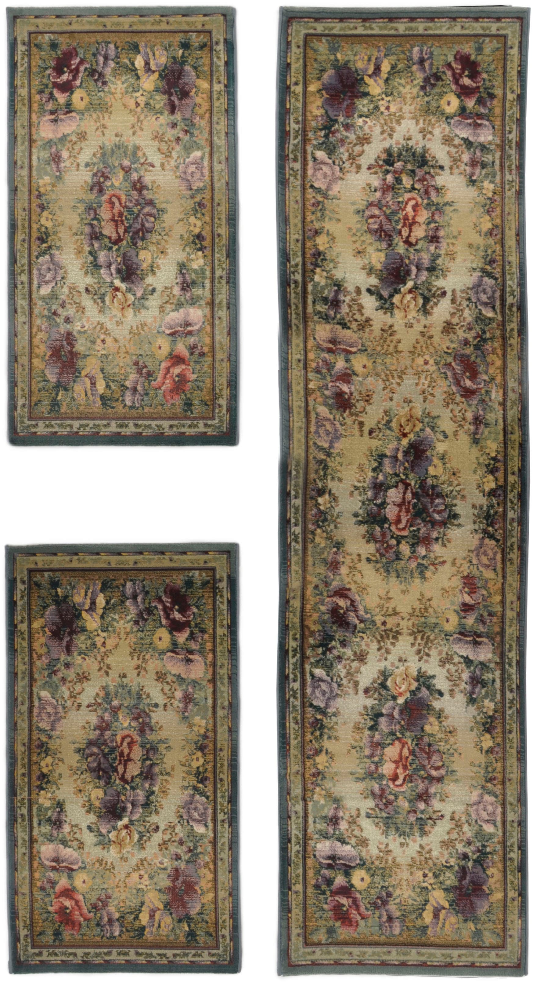 Bettumrandung THEKO, H:10mm, bunt, Obermaterial: 100% Polypropylen, Schlafzimmer, Bettumrandungen, "Gabiro 72", Bettvorleger, Bettvorlage,