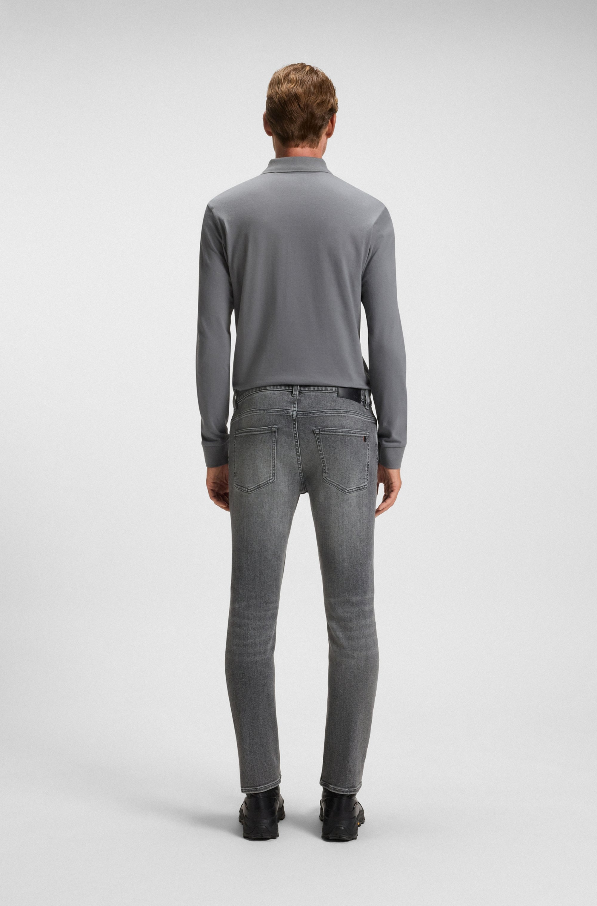 BOSS ORANGE Slim-fit-Jeans »Delaware«, slim fit, mittlere Bundhöhe, schmaler Beinverlauf
