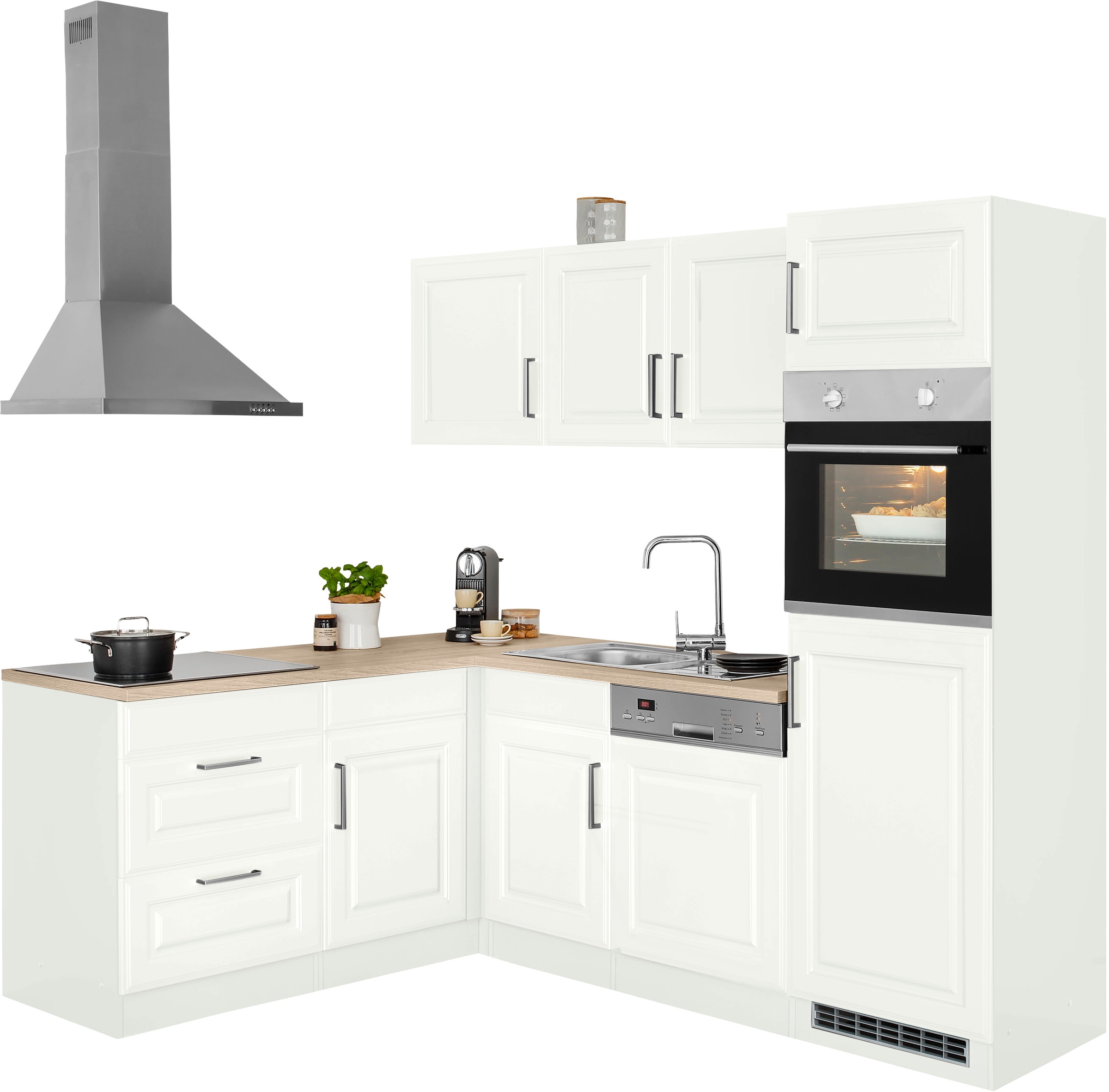 KOCHSTATION "KS-Stockholm" Stellbreite 230/170 cm, mit hochwertigen MDF Fro günstig online kaufen