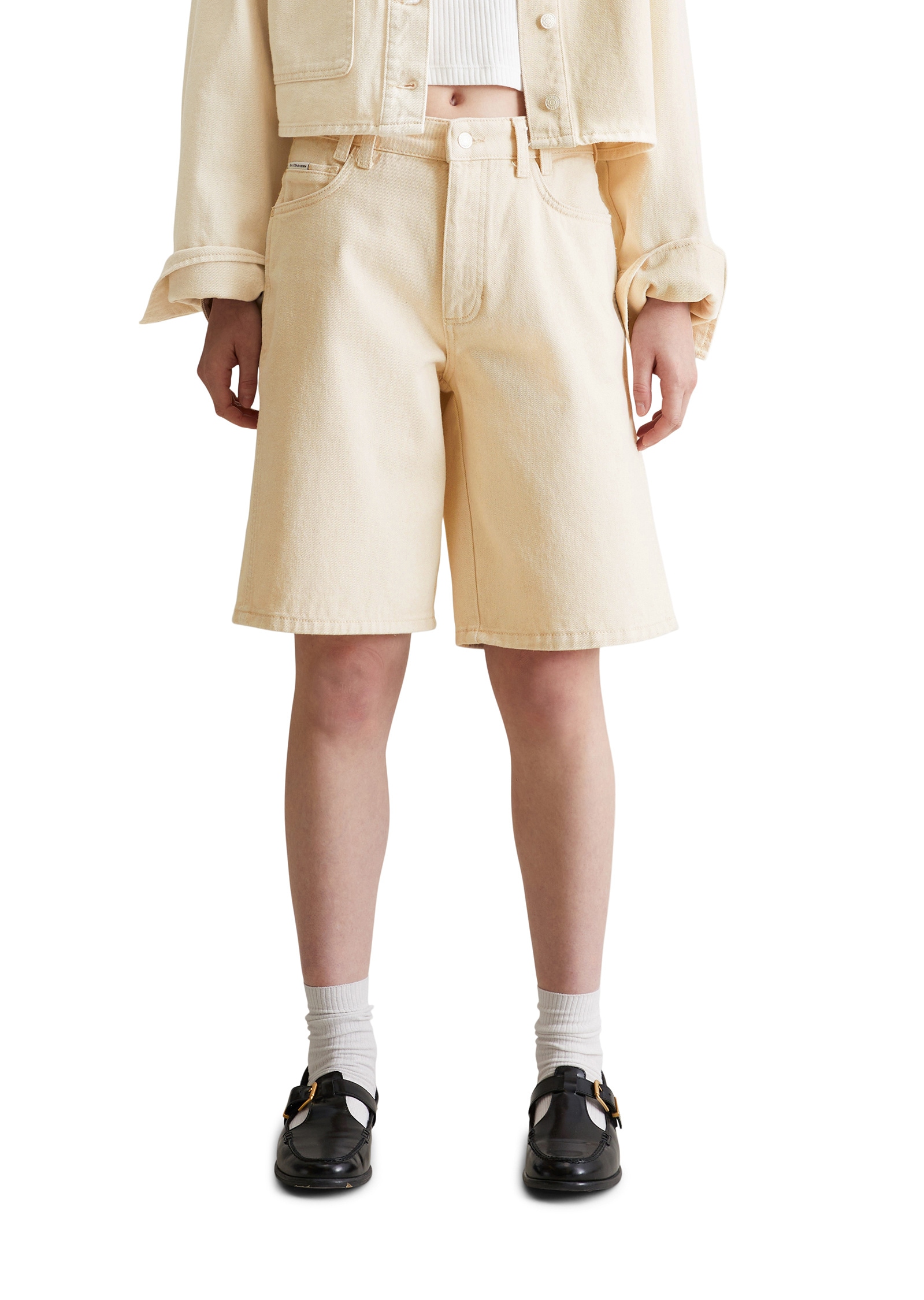 Marc OPolo DENIM Shorts "aus Rigid Denim ohne Elasthan" günstig online kaufen