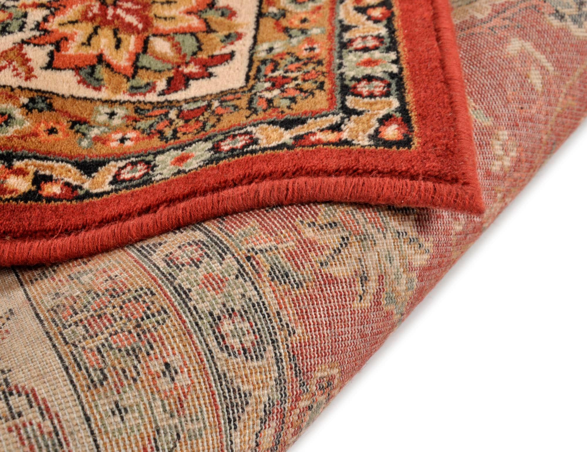THEKO Wollteppich »Turan 859«, rund, 12 mm Höhe, reine Wolle, Orient-Optik, ideal im Wohnzimmer & Schlafzimmer
