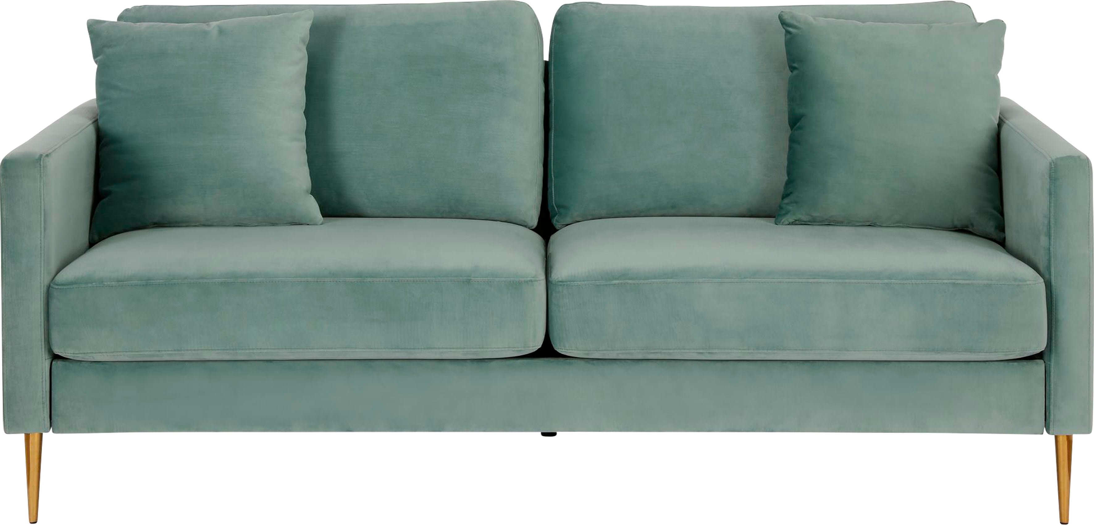 Dorel Home 3-Sitzer "Highland" pflegeleichter Veloursbezug, Sitz und Rücken gepolstert, Sitzhöhe 46cm