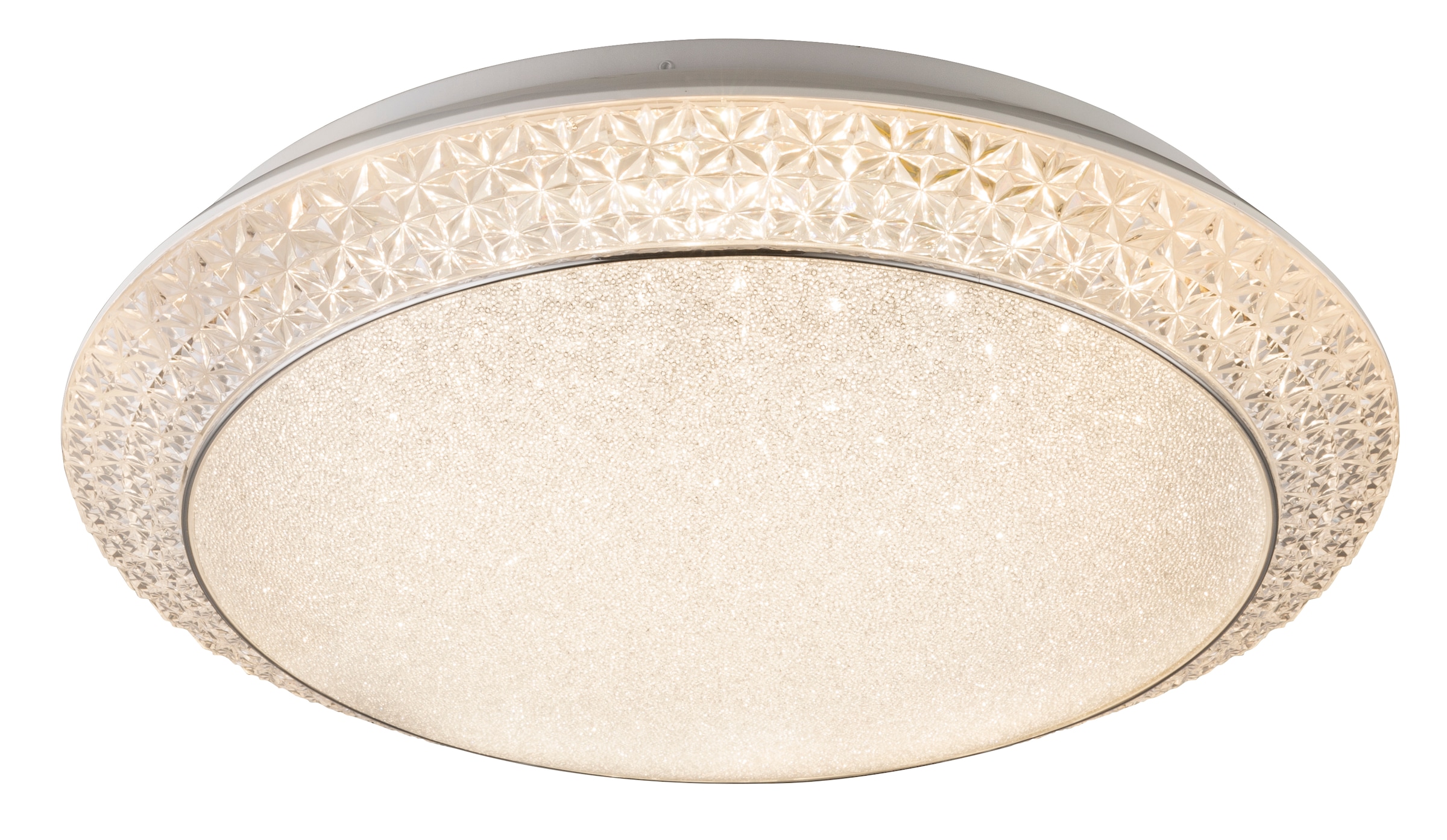 GLOBO LIGHTING LED Deckenleuchte »RONJA«, Leuchtmittel LED-Modul | LED fest integriert, Deckenlampe/rund/Wohnzimmer/Schlafzimmer/elegant