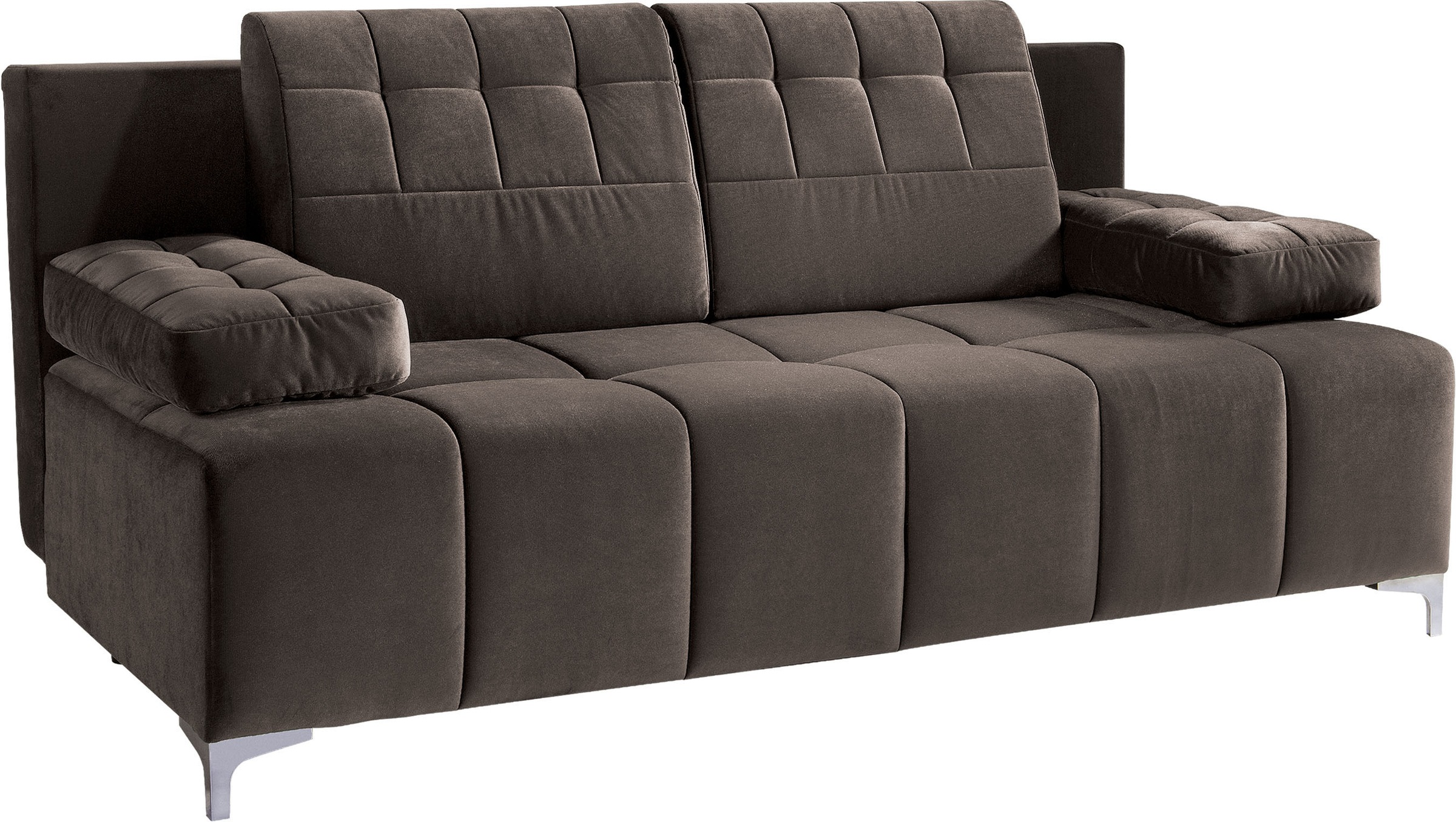 exxpo - sofa fashion 3-Sitzer »Schlafsofa mit Bettfunktion, Bettkasten, mit Federkernpolsterung«, bequem, mit hochwertigem Funktionsbeschlag für mehr Komfort