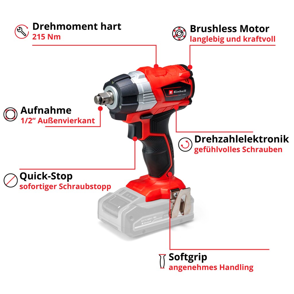 Einhell Akku-Schlagbohrschrauber »TE-CW 18 Li BL-solo«