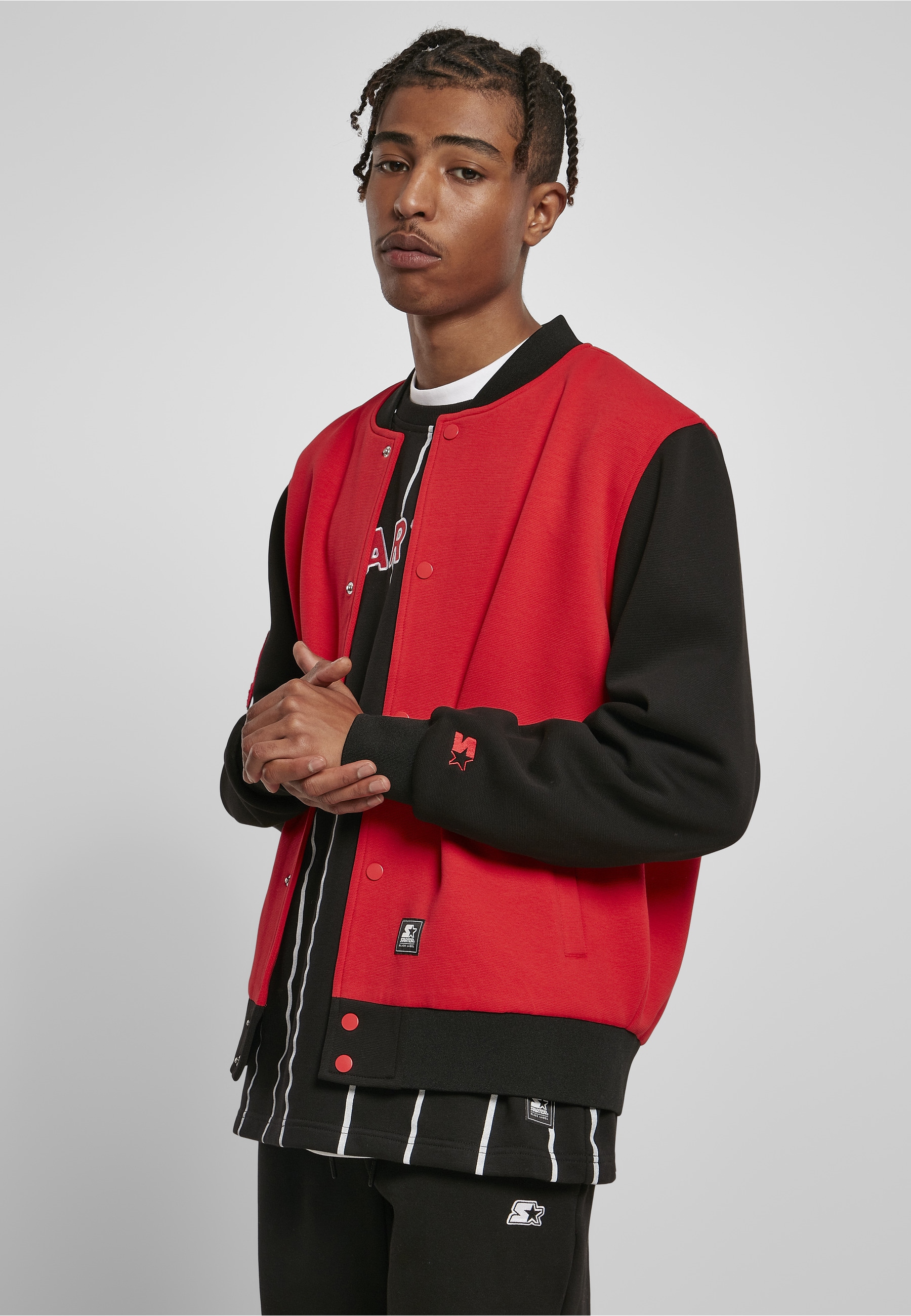 Starter Black Label Collegejacke »Starter Black Label Herren Starter 71 College Jacket« 1 Stk. tlg. ohne Kapuze