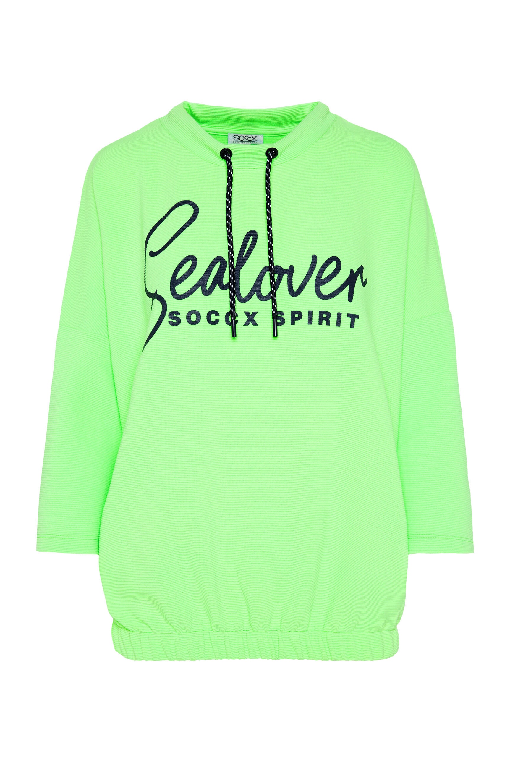 SOCCX Sweater , mit Gummizug im Saum
