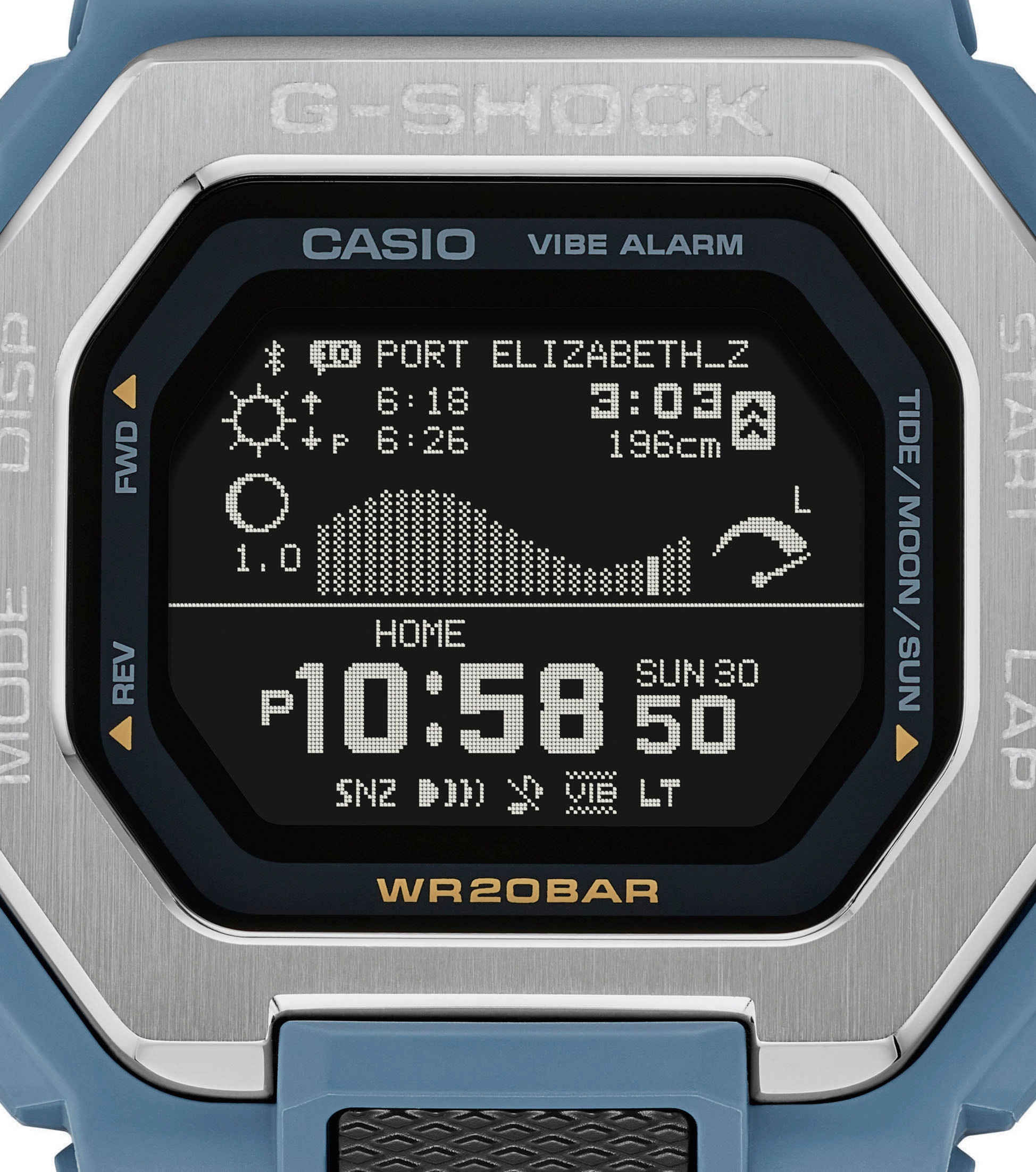 CASIO G-SHOCK Smartwatch, Armbanduhr, Herrenuhr, Bluetooth, Super-Auto LED Light, Training Log)