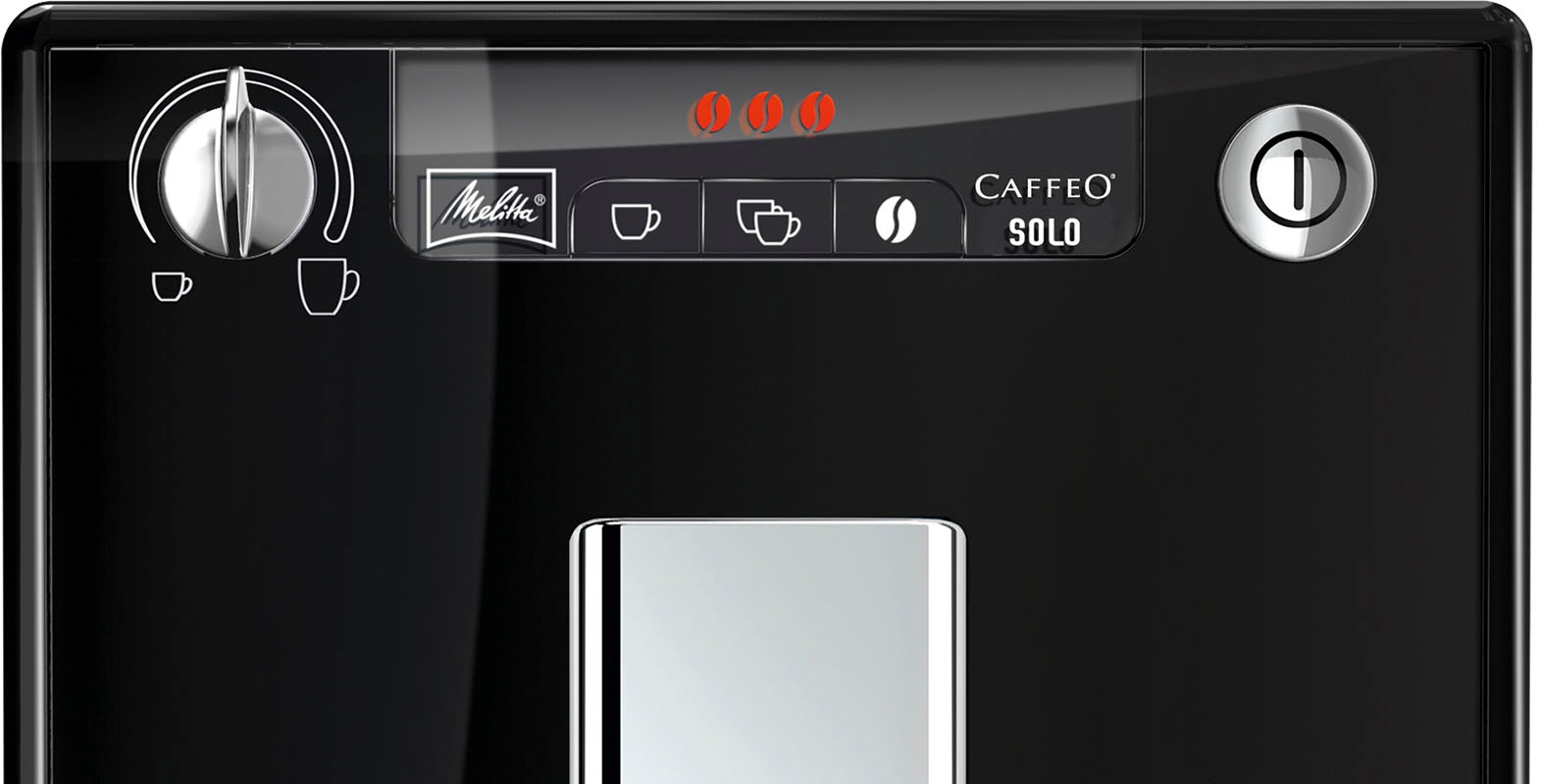 crème Kaffeevollautomat nur | & Melitta BAUR Café für E950-201, schwarz«, Perfekt 20cm breit »Solo® Espresso,