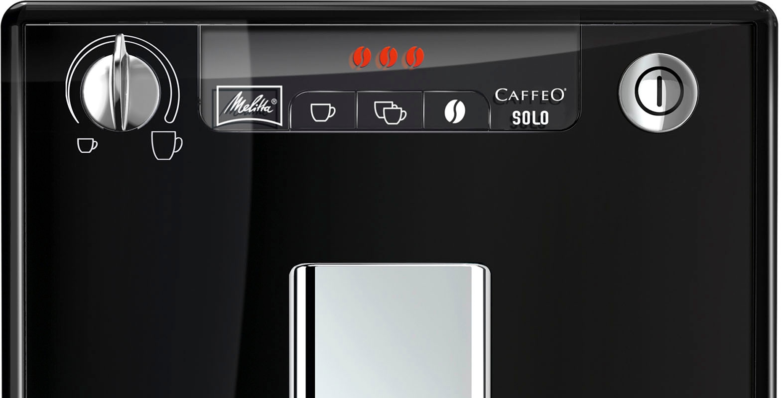 »Solo® für Kaffeevollautomat BAUR Espresso, 20cm nur schwarz«, breit Café | E950-201, Perfekt crème Melitta &