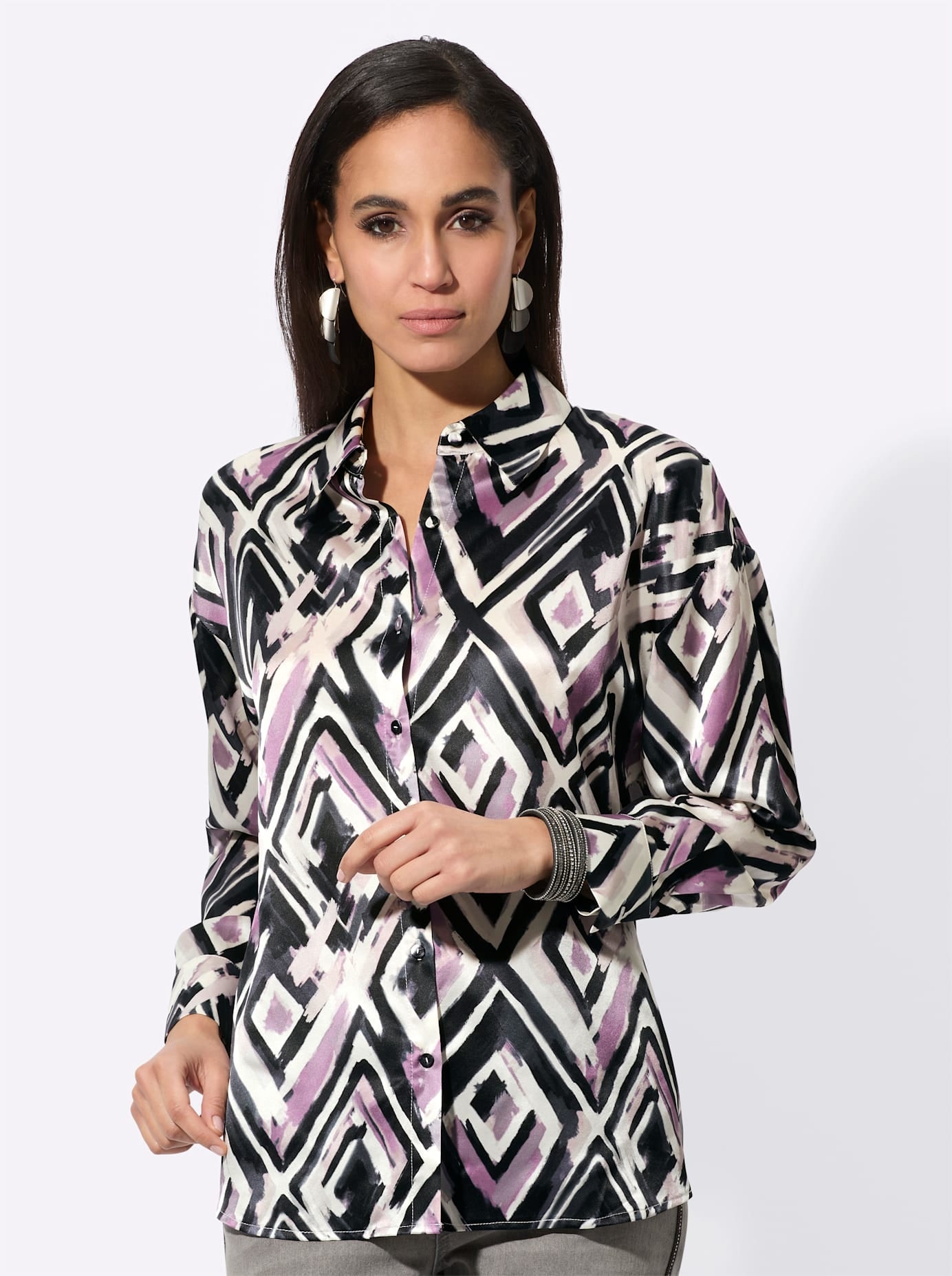 creation L Druckbluse