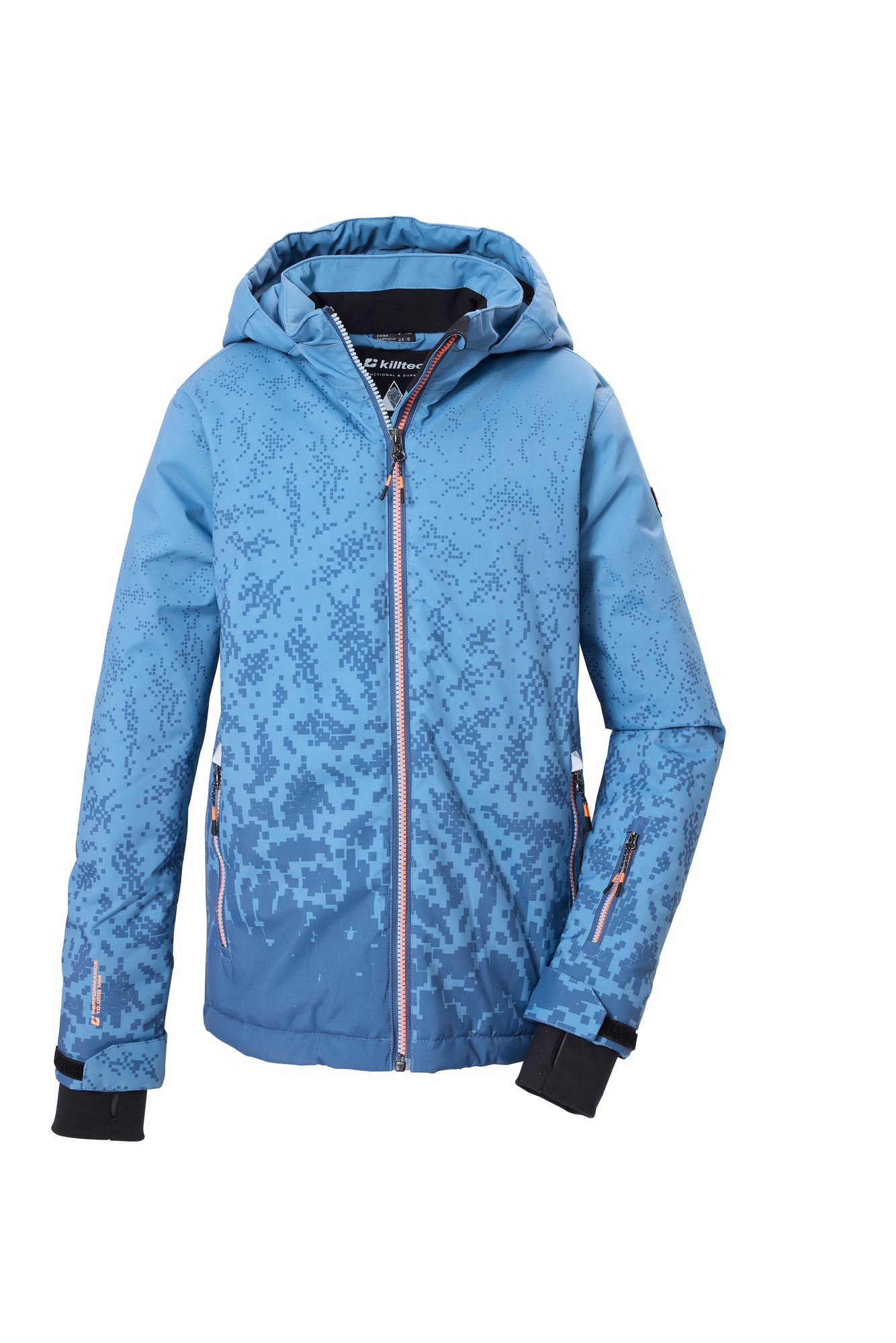 Killtec Funktionsjacke »KSW 204 BYS SKI JCKT« mit Kapuze für Kinder, mit verschweißten Nähten, 10.000 mm Wassersäule