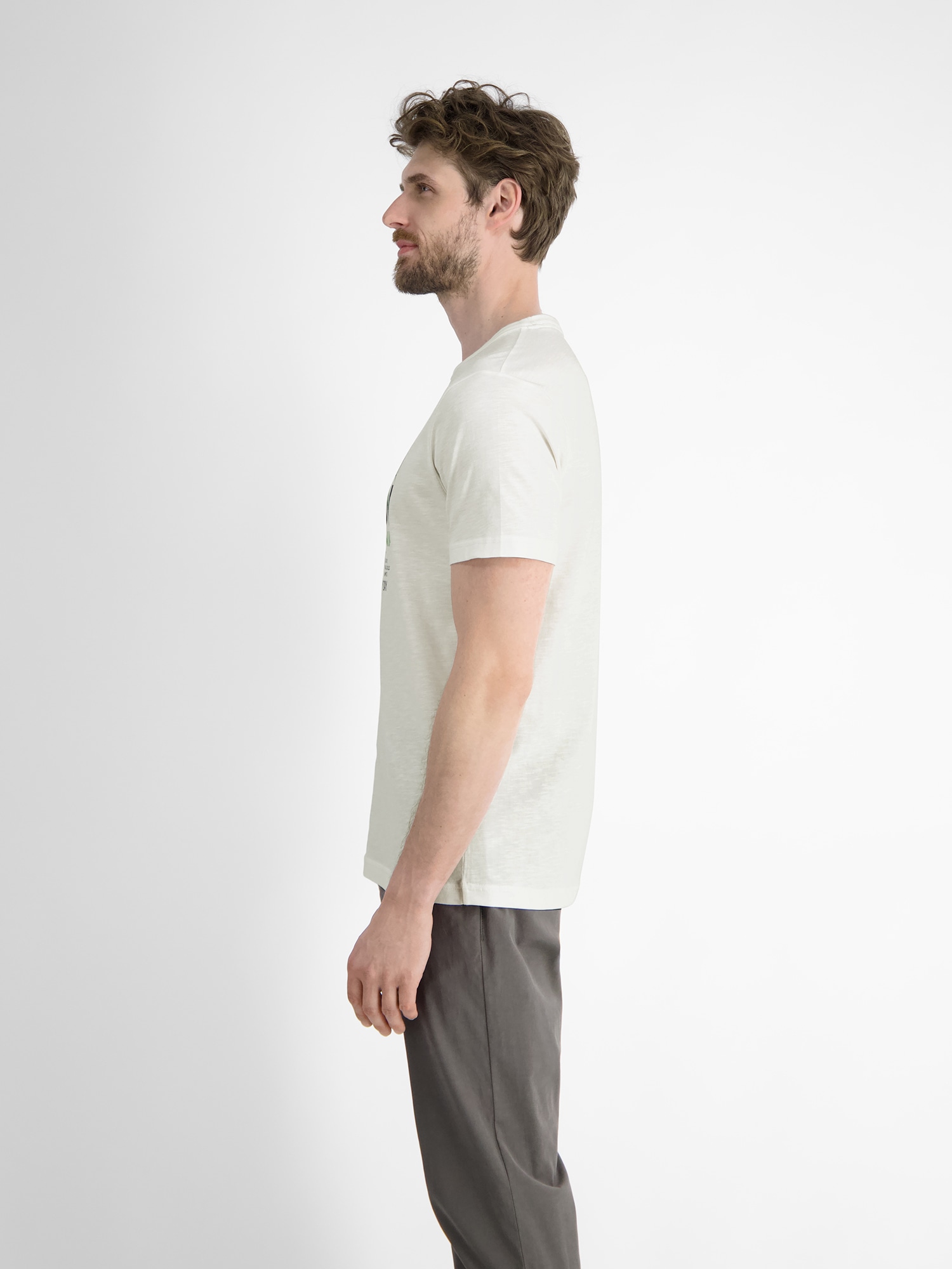 LERROS T-Shirt »LERROS Herren T-Shirt mit Brustprint«