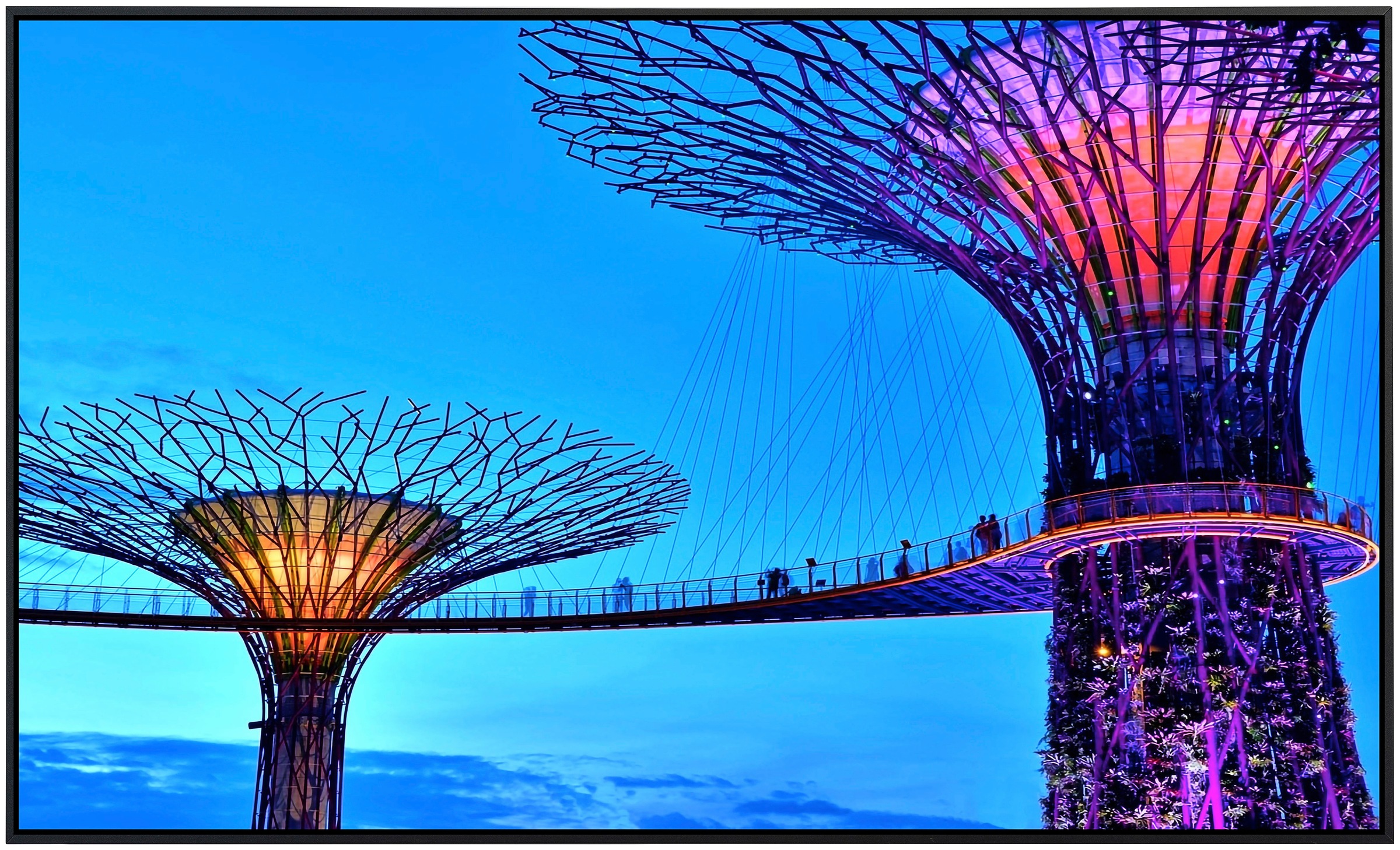 Papermoon Infrarotheizung »Singapore Bay Supertrees«, sehr angenehme Strahlungswärme