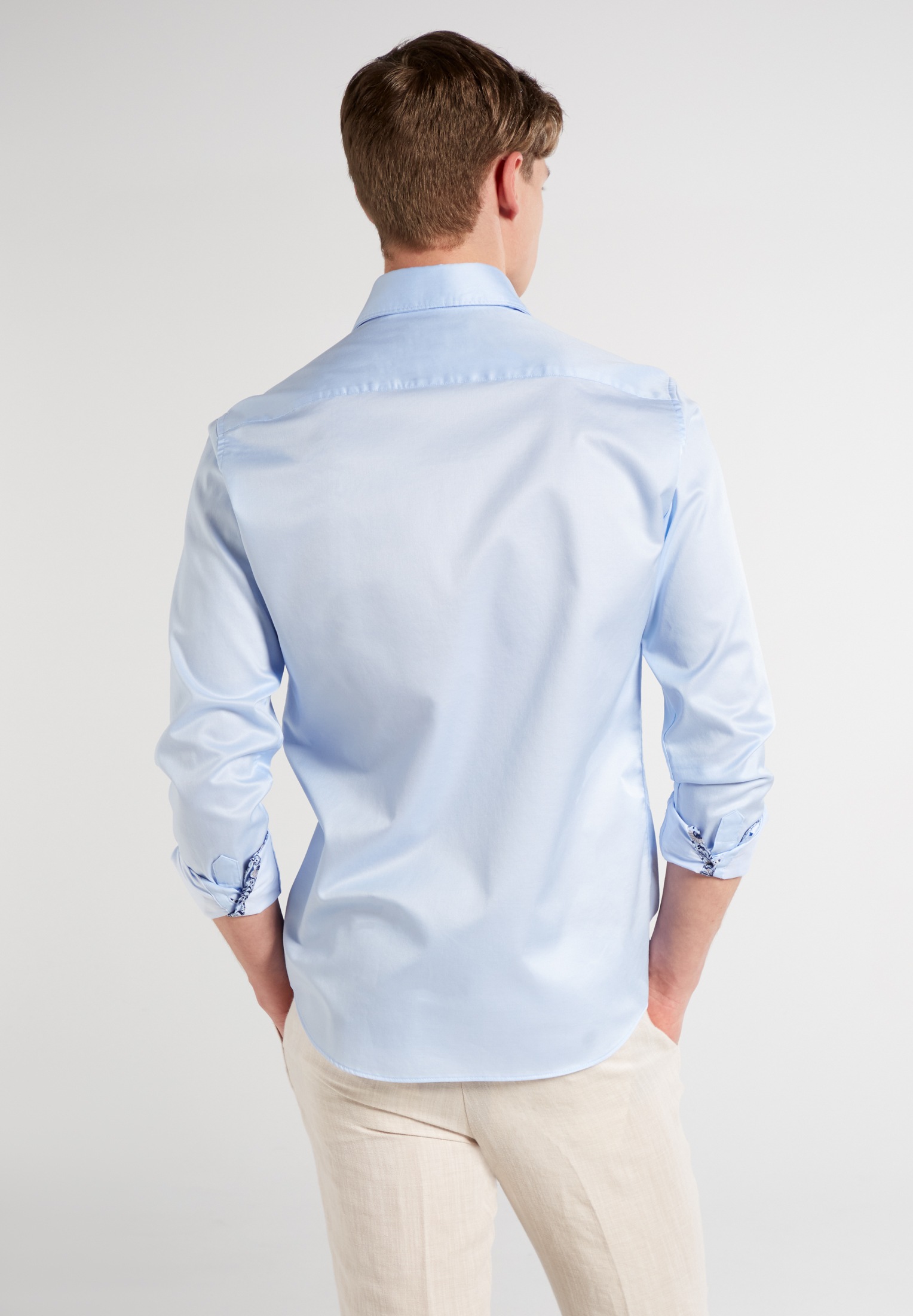 Eterna Langarmhemd "SLIM FIT" EASY IRON (bügelleicht) günstig online kaufen