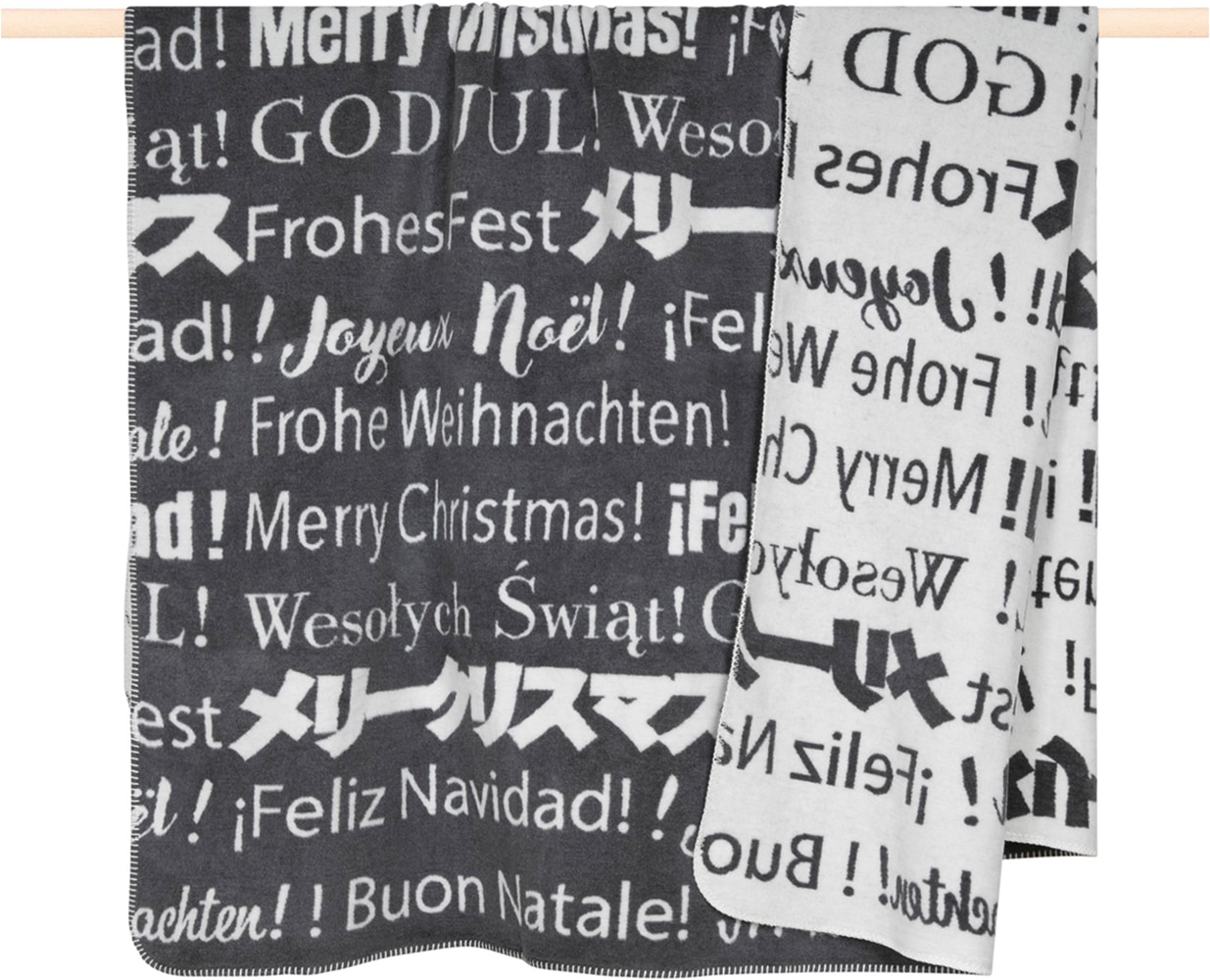 PAD Wohndecke "NOEL" Festliches NOEL-Design mit elegantem französischem Flair