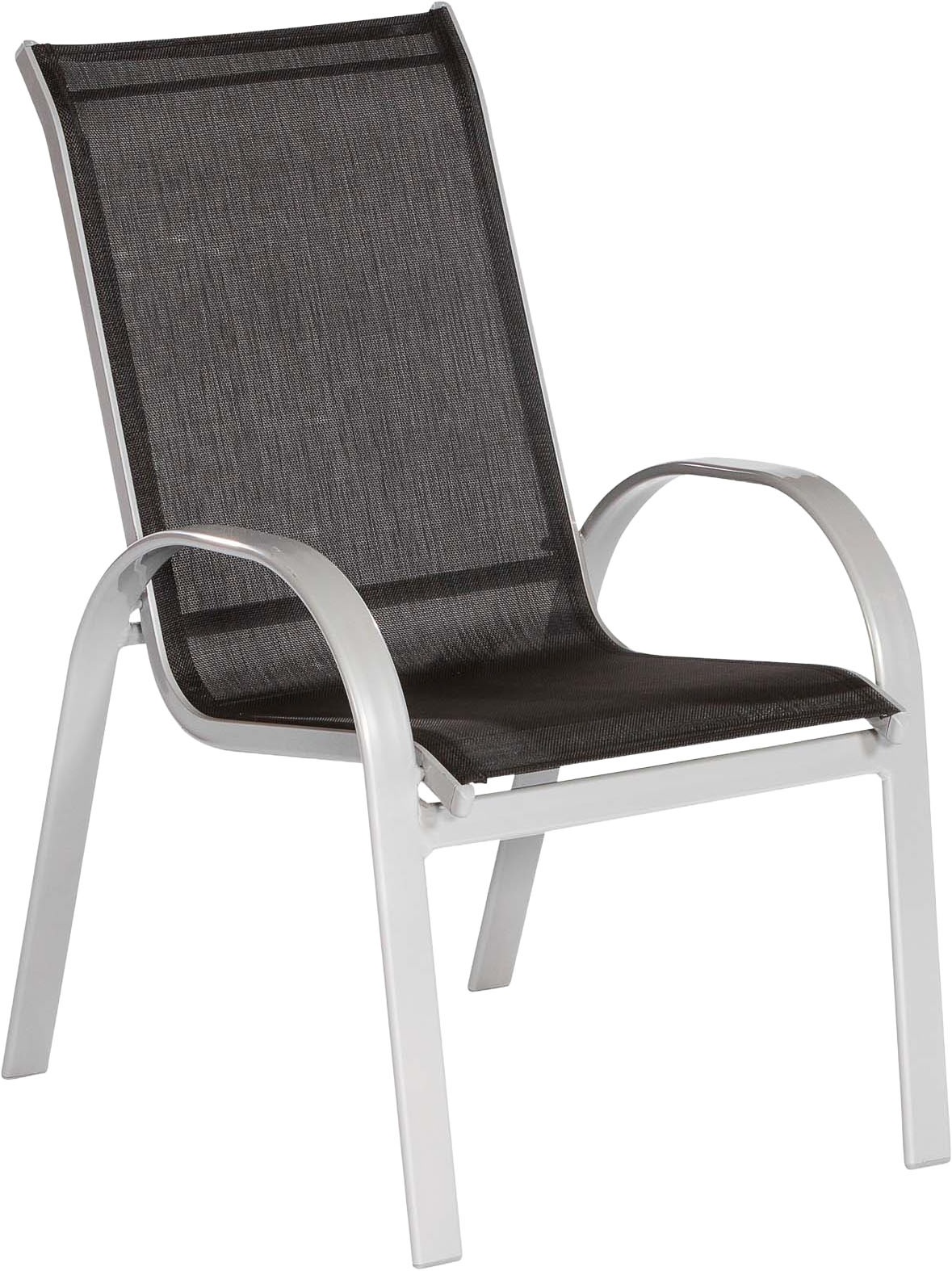 MERXX Garten-Essgruppe »Amalfi« Set, 7 tlg. inkl. 6 Stapelsessel, 1 Ausziehtisch