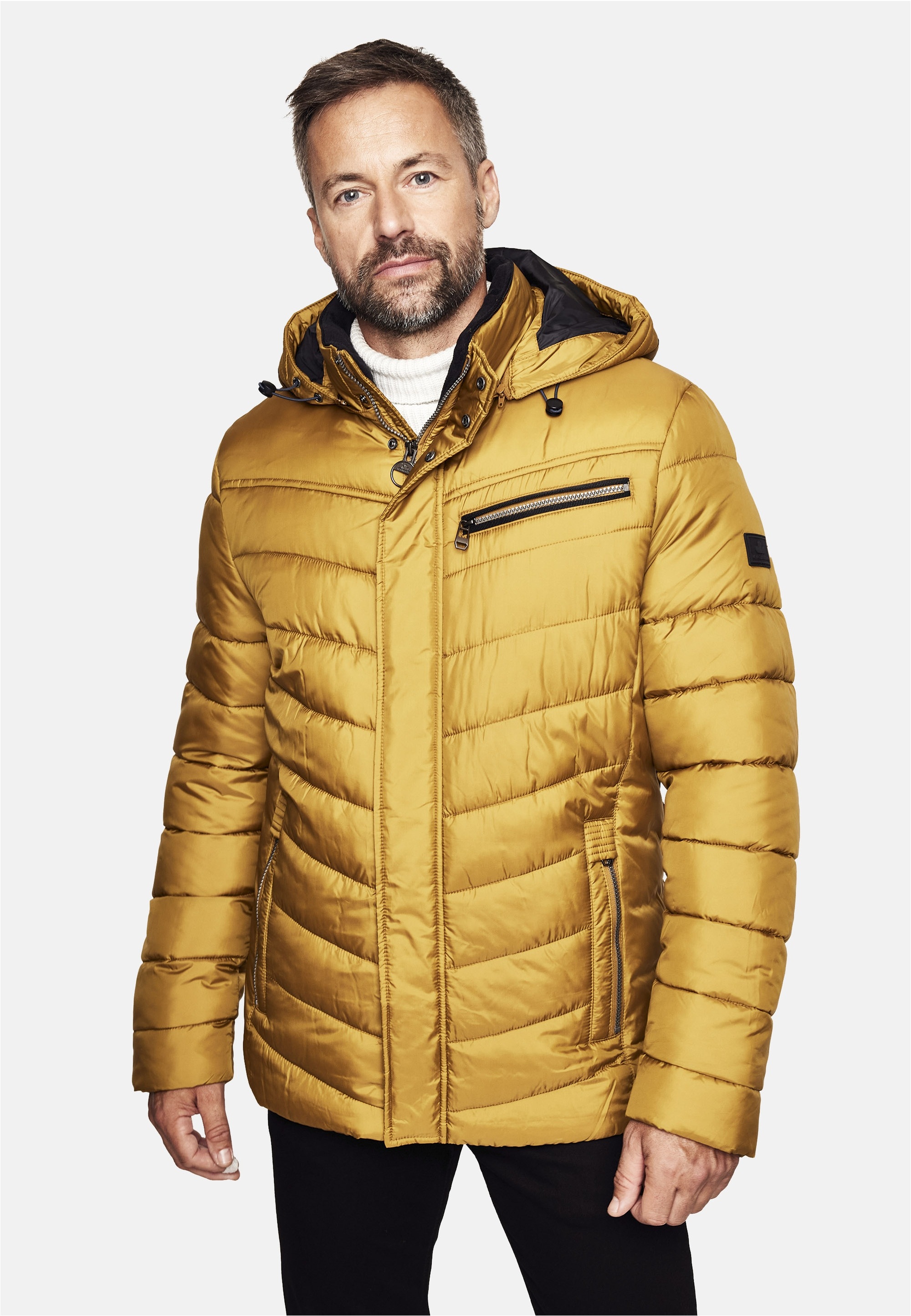 New Canadian Steppjacke, mit Fleece-Einsatz am Innenkragen günstig online kaufen