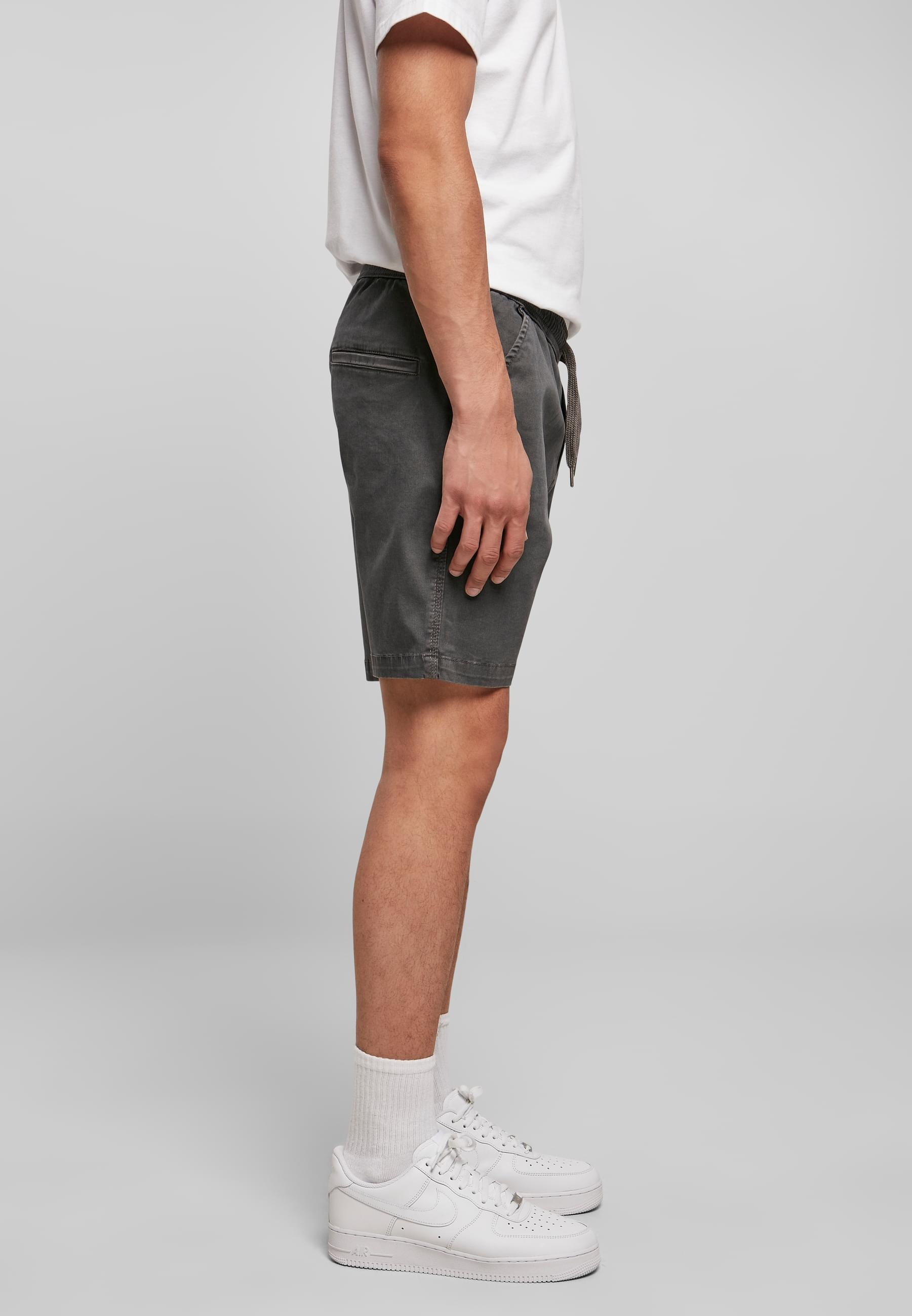 URBAN CLASSICS Stoffhose »Urban Classics Herren Stretch Twill Joggshorts«, (1 tlg.)