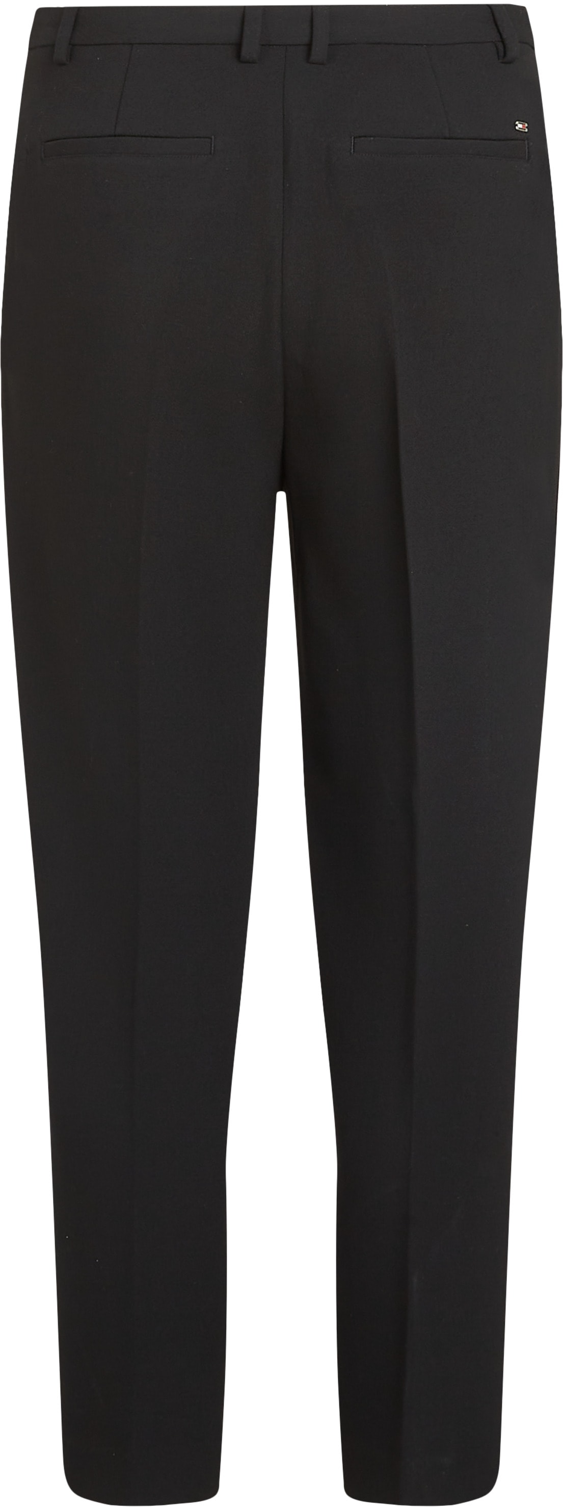 Tommy Hilfiger Webhose »PUNTO SLIM STRAIGHT PANT«, mit Bügelfalten, Metalllabel