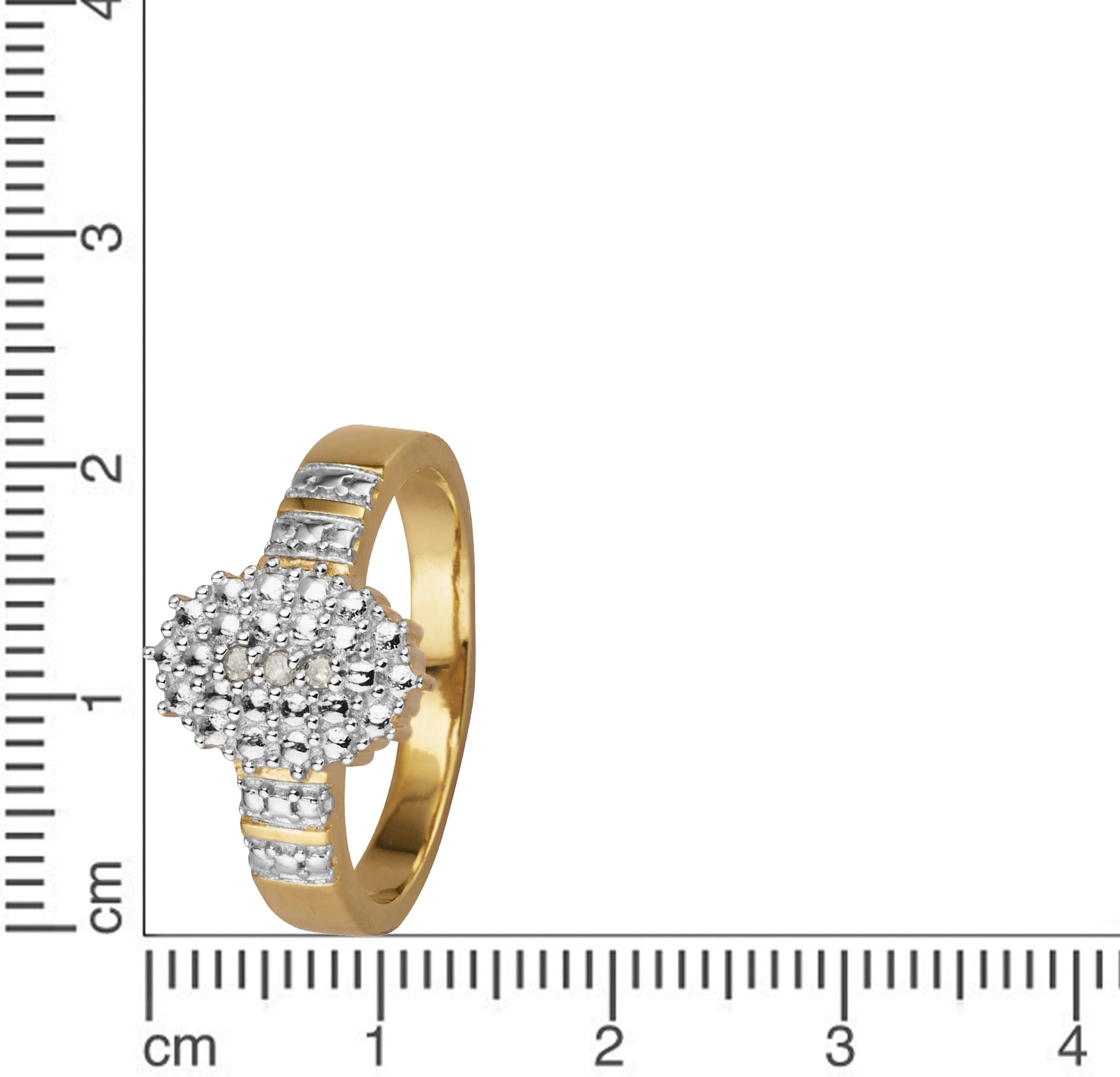 FIRETTI Diamond Ring Women Yellow Gold/Silver 54 2