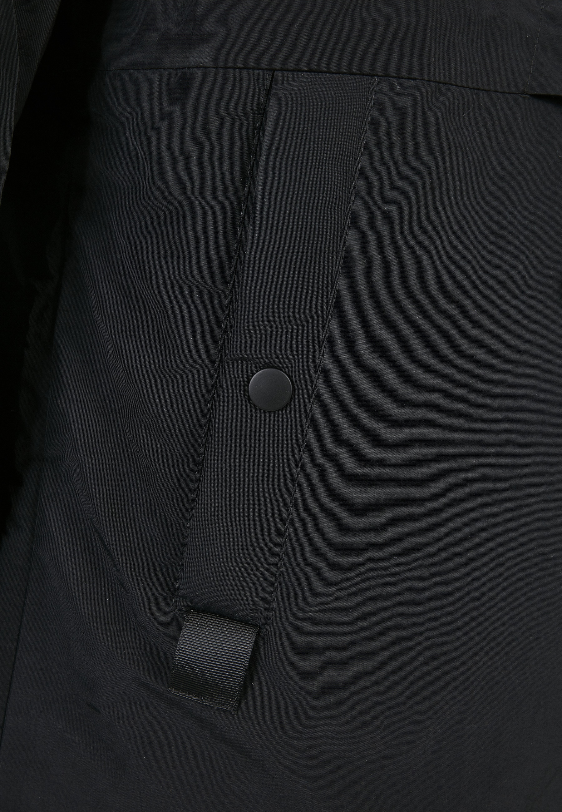 URBAN CLASSICS Winterjacke »Urban Classics Herren Light Parka« 1 Stk. tlg. mit Kapuze