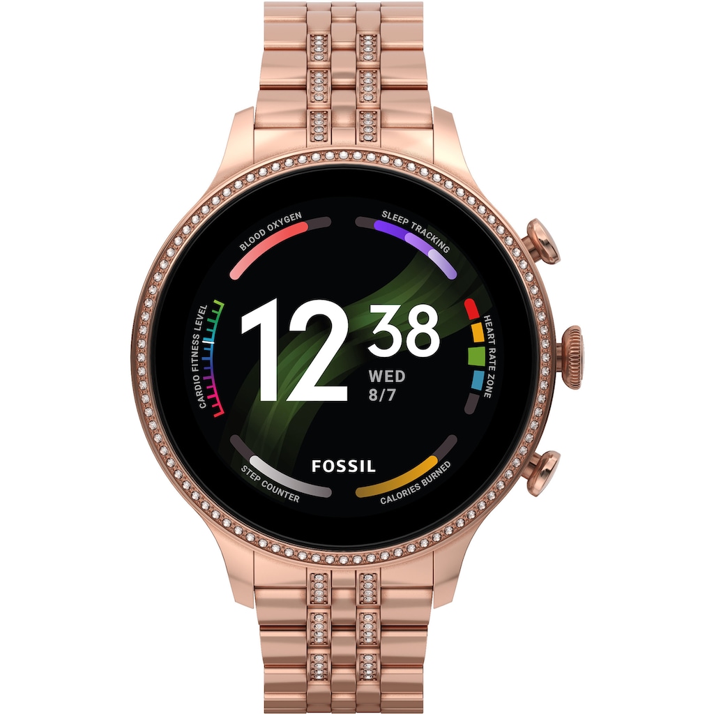 Fossil Smartwatches Smartwatch »GEN 6 FTW6077« (Wear OS by Google)