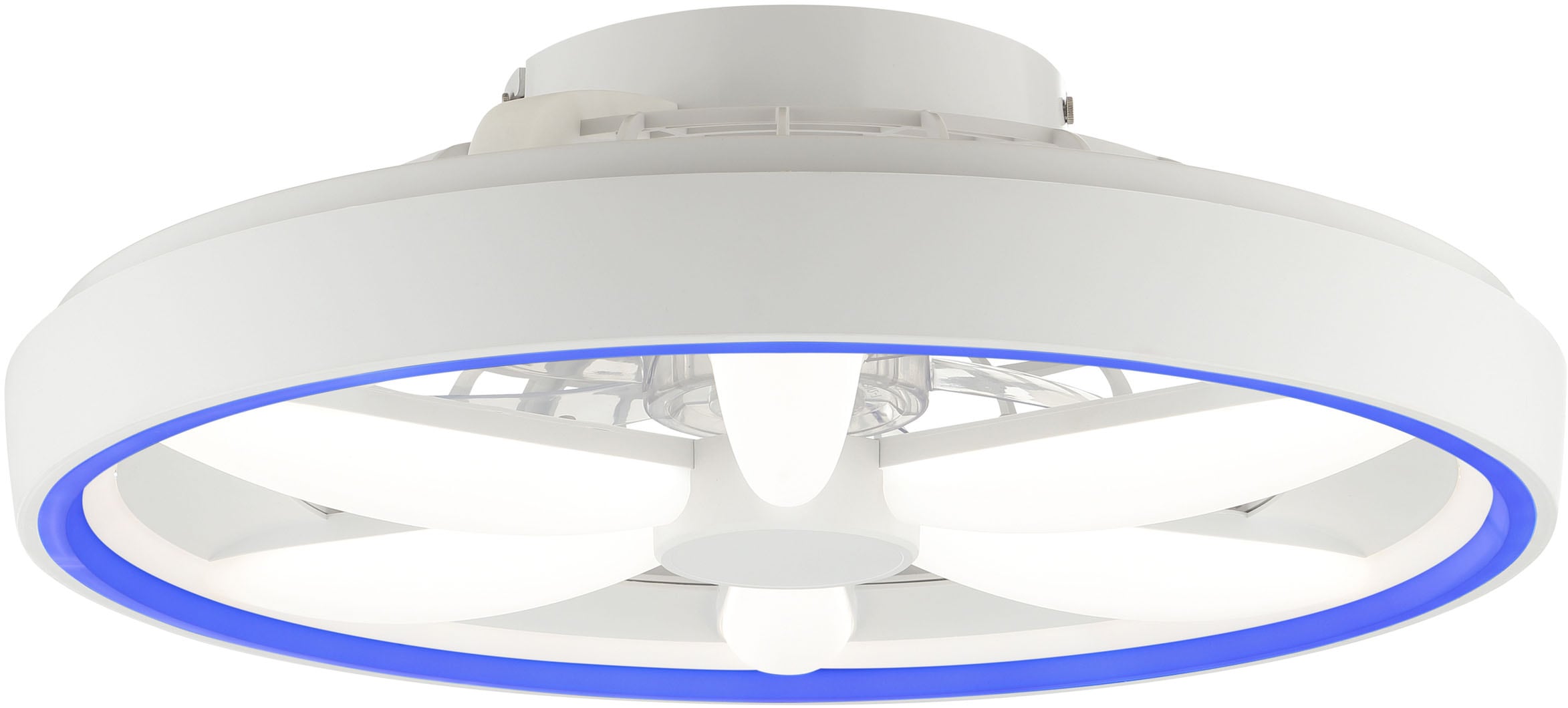 Brilliant LED Deckenleuchte »Gaiano«, 1 flammig, Ø 48cm mit Ventilator, 6400 lm, dimmbar, RGB, 2700-6500 K