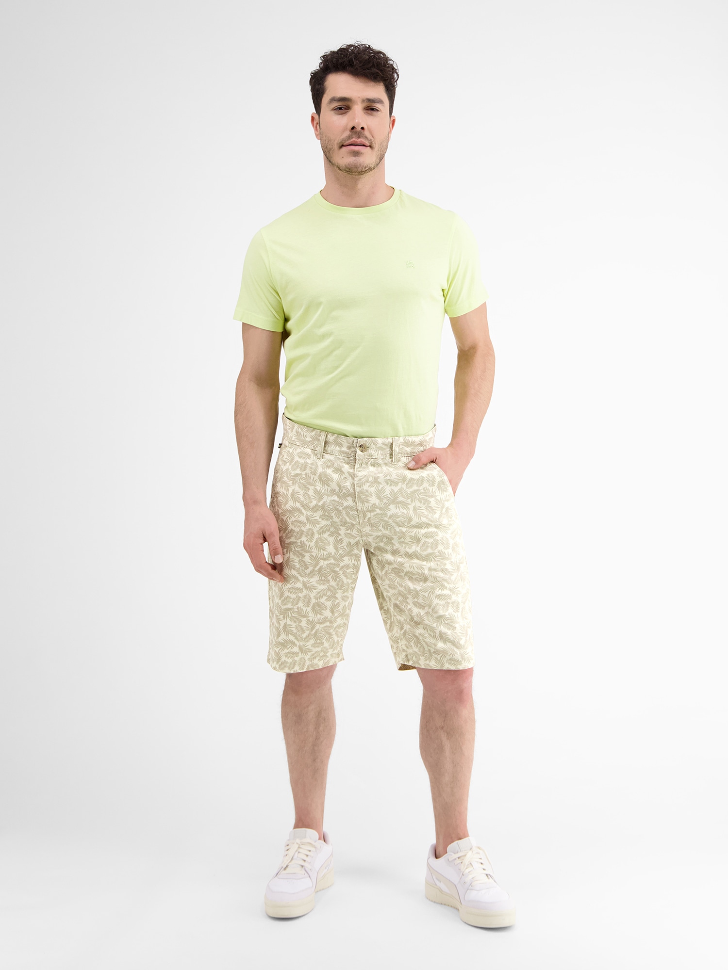 LERROS Chinoshorts »LERROS Chino Bermuda *Leafs*«