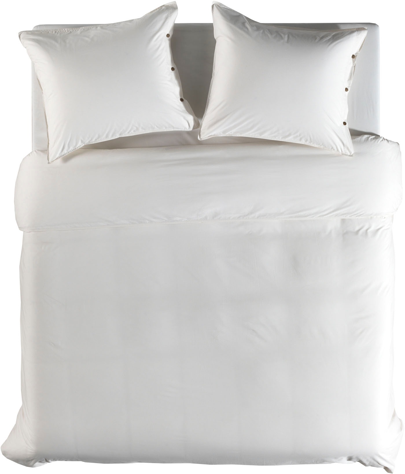 YELLOW »Percale« 2 Stk. Uni Design, 100% Baumwolle ab 135x200 cm.
