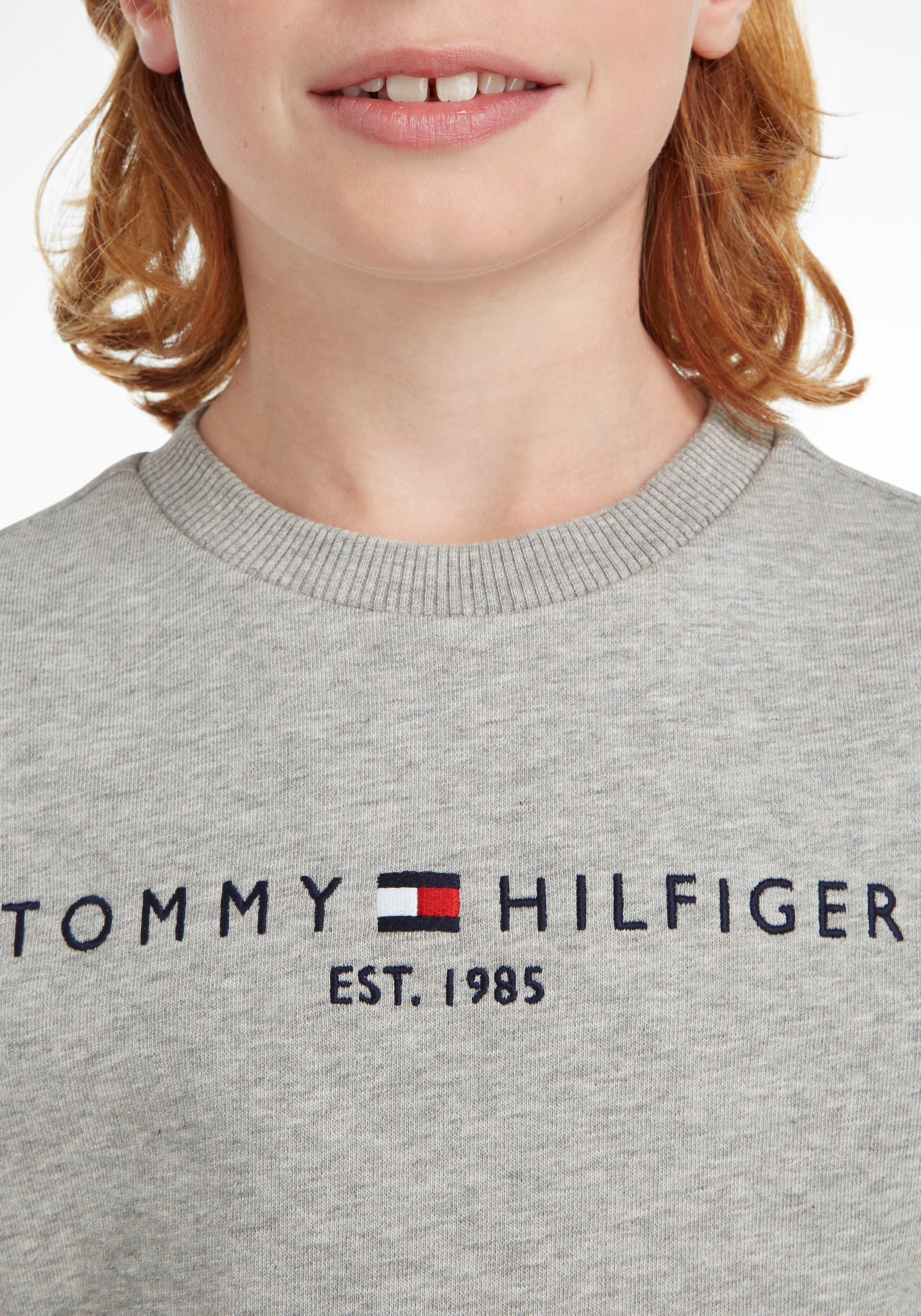 SWEATSHIRT«, für Hilfiger BAUR Tommy Mädchen Sweatshirt bestellen »ESSENTIAL und Jungen |