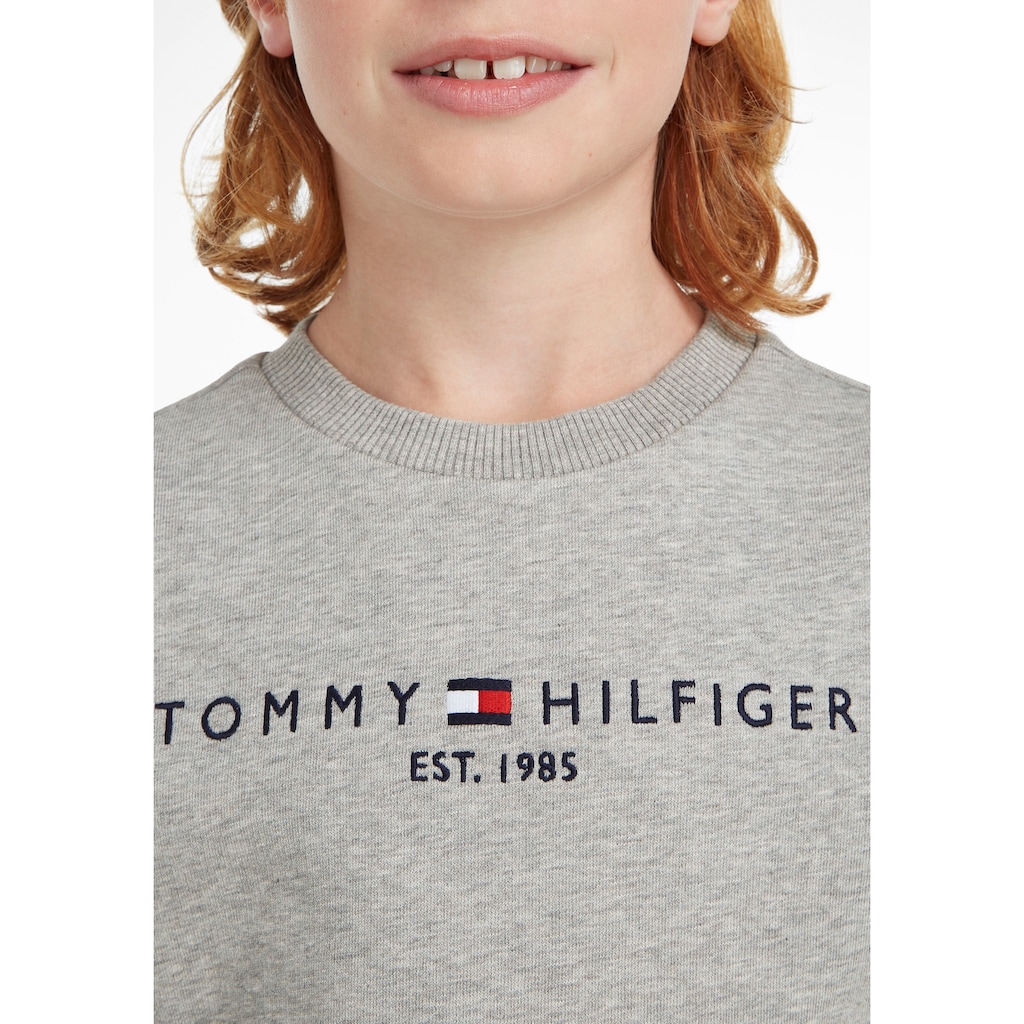 Tommy Hilfiger Sweatshirt »ESSENTIAL SWEATSHIRT«, Kinder Kids Junior MiniMe,für Jungen und Mädchen