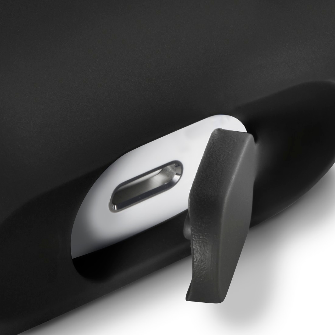 Hama Kopfhörer-Schutzhülle »Schutzhülle aus Silikon für das Ladecase AirPods 1. Generation« Apple AirPods (1. Generation) Kratzfestes Sleeve, Ultra Slim, Wireless Charging kompatibel